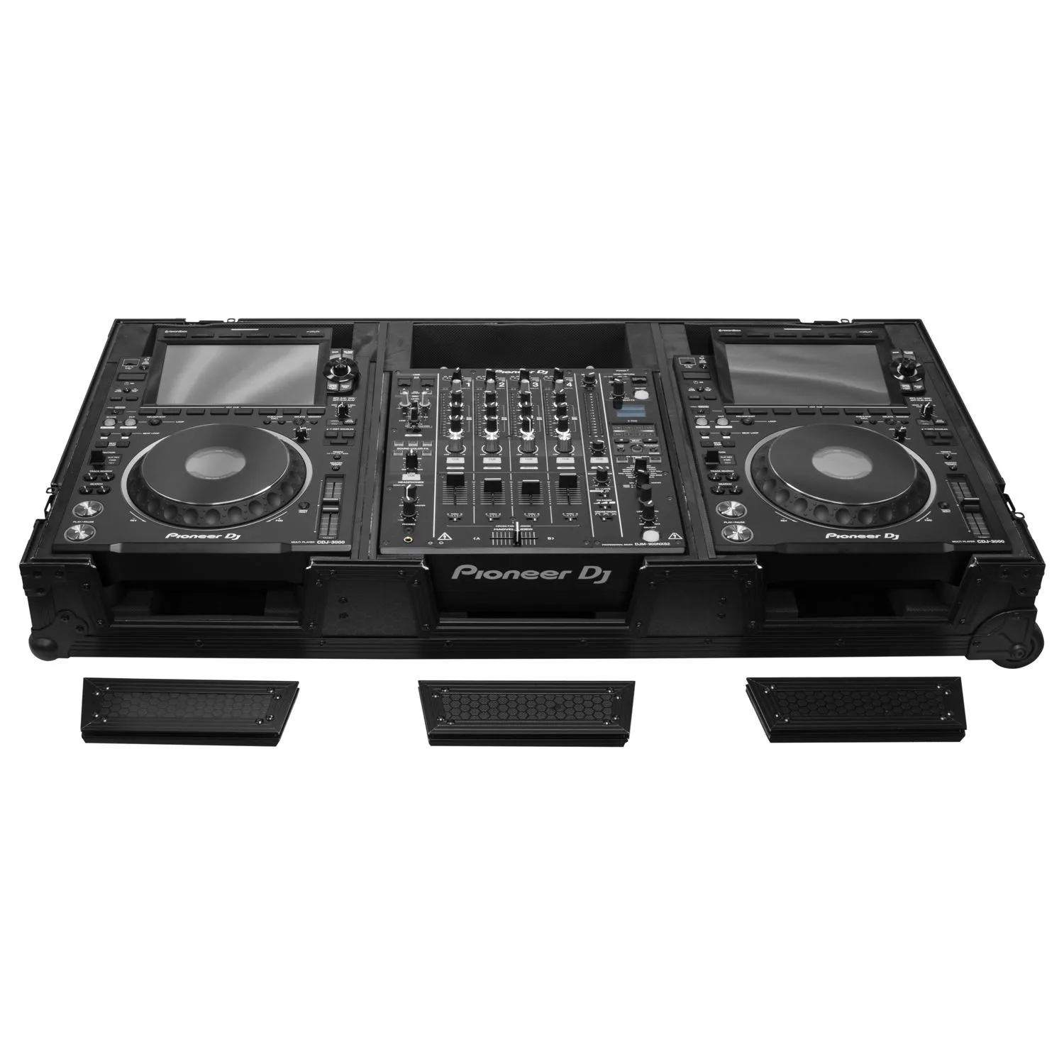 Industrial Board Case Fitting Most 12" DJ Mixers and Two Pioneer CDJ-3000 - Image 2