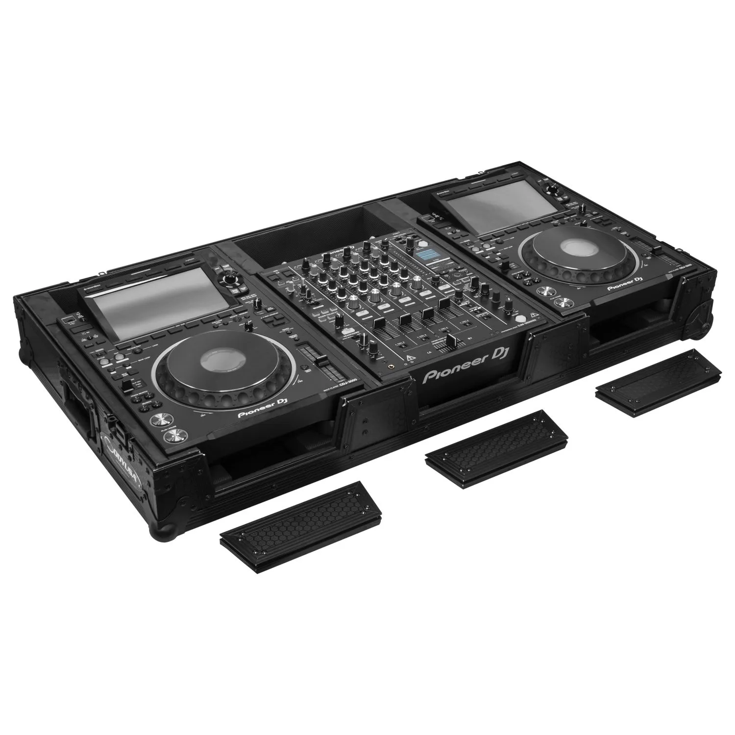Industrial Board Case Fitting Most 12" DJ Mixers and Two Pioneer CDJ-3000 - Image 3
