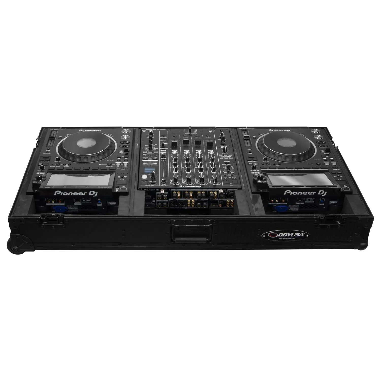 Industrial Board Case Fitting Most 12" DJ Mixers and Two Pioneer CDJ-3000 - Image 4