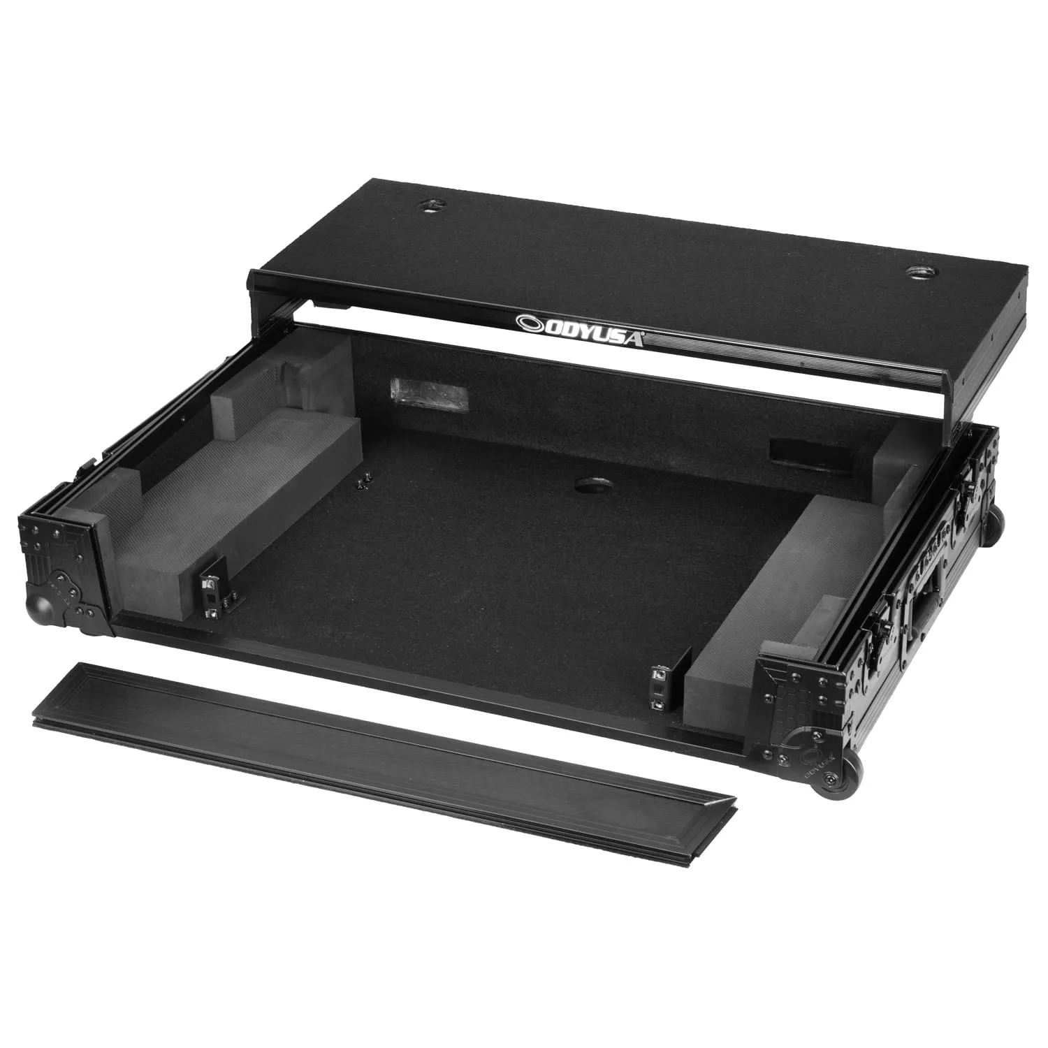 Pioneer DJ DDJ-FLX10 I-Board 1U Flight Case with Glide Style Laptop Platform and Wheels - Image 6