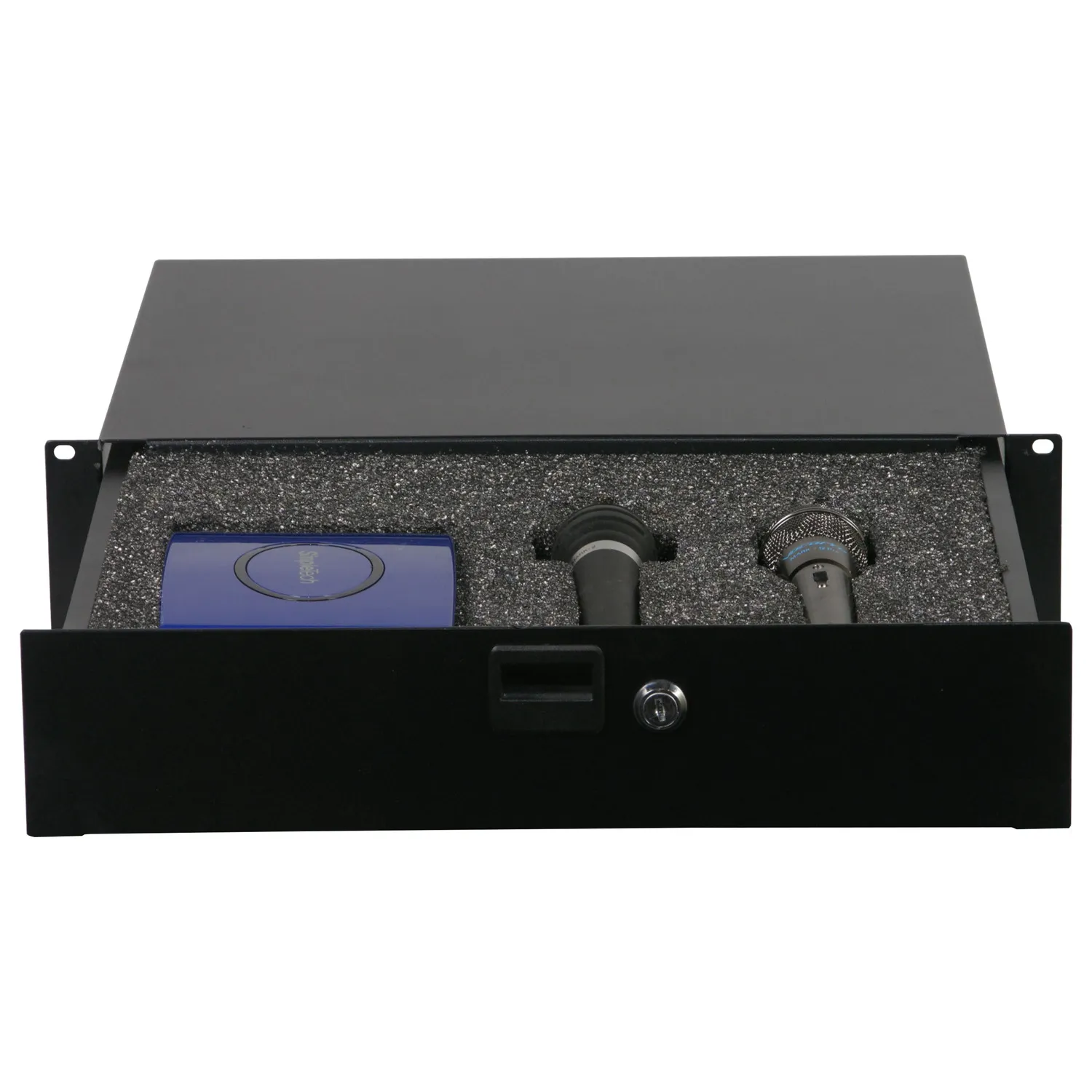 2U Rack Mountable Drawer with Interior Diced Foam - Image 3