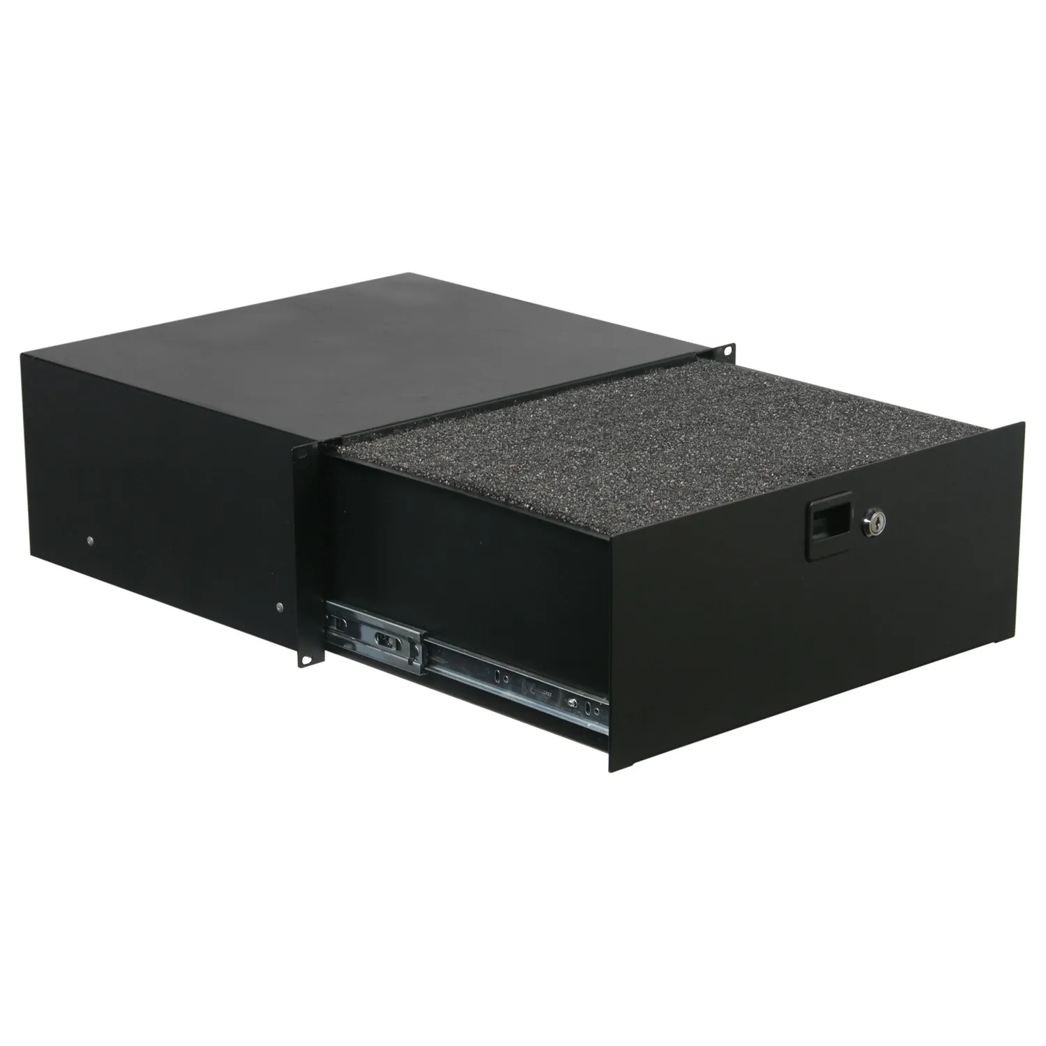 4U Rack Mountable Drawer with Interior Diced Foam - Image 2