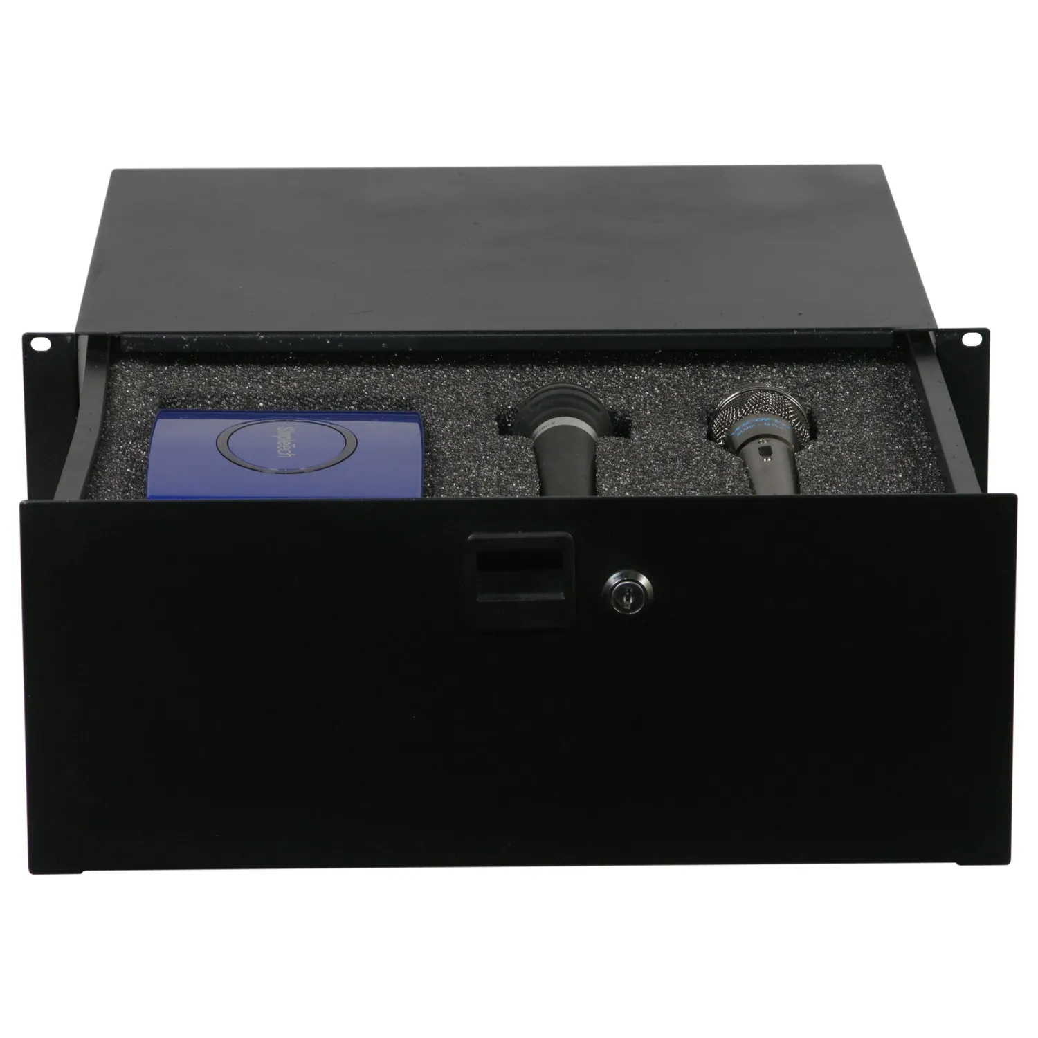 4U Rack Mountable Drawer with Interior Diced Foam - Image 3