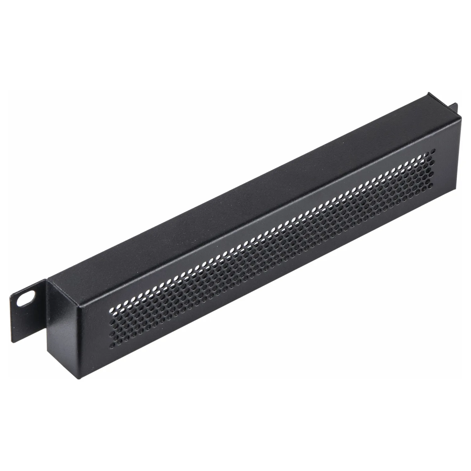 Half Rack Mountable Raised Perforated Security 1U Panel - Image 3