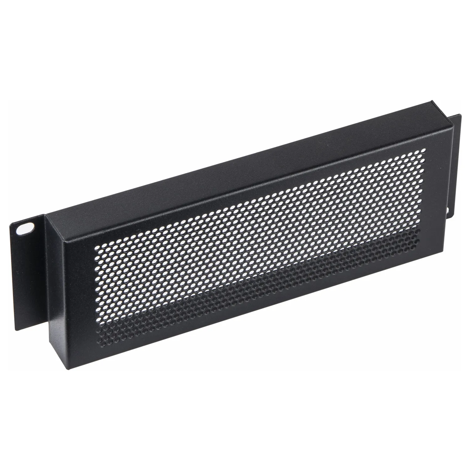 Half Rack Mountable Raised Perforated Security 2U Panel - Image 3