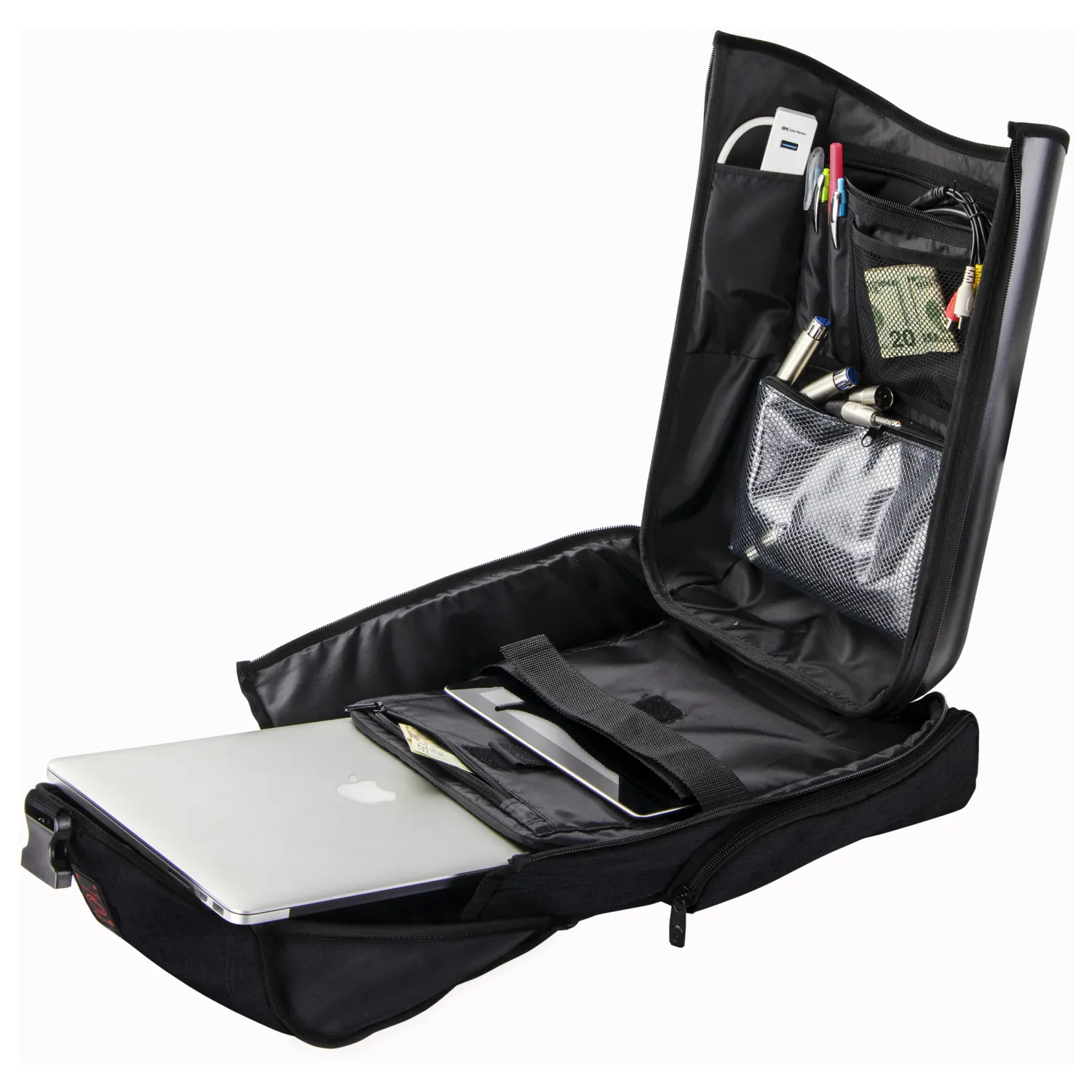 Black Hard Shell DJ Backpack - Image 6