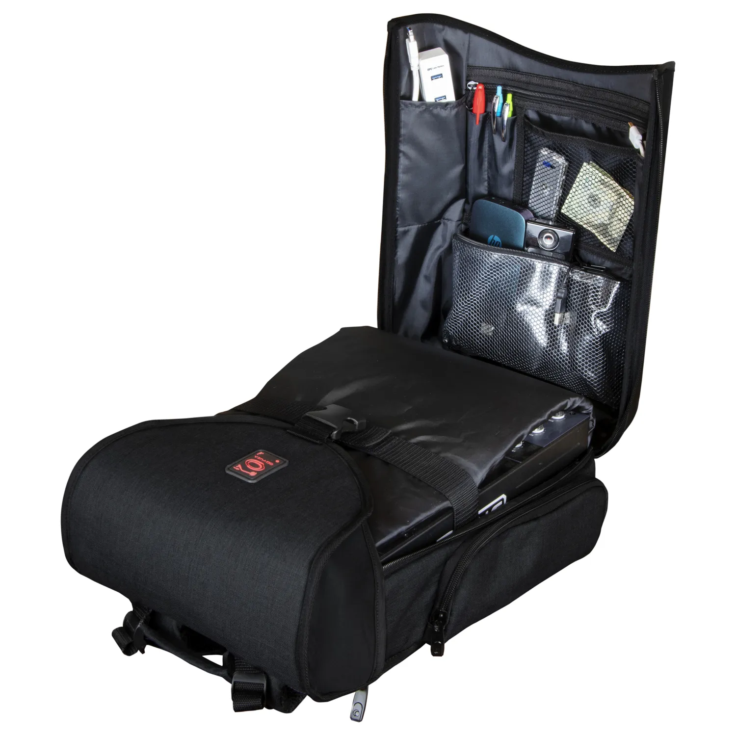 Black Hard Shell DJ Backpack - Image 8