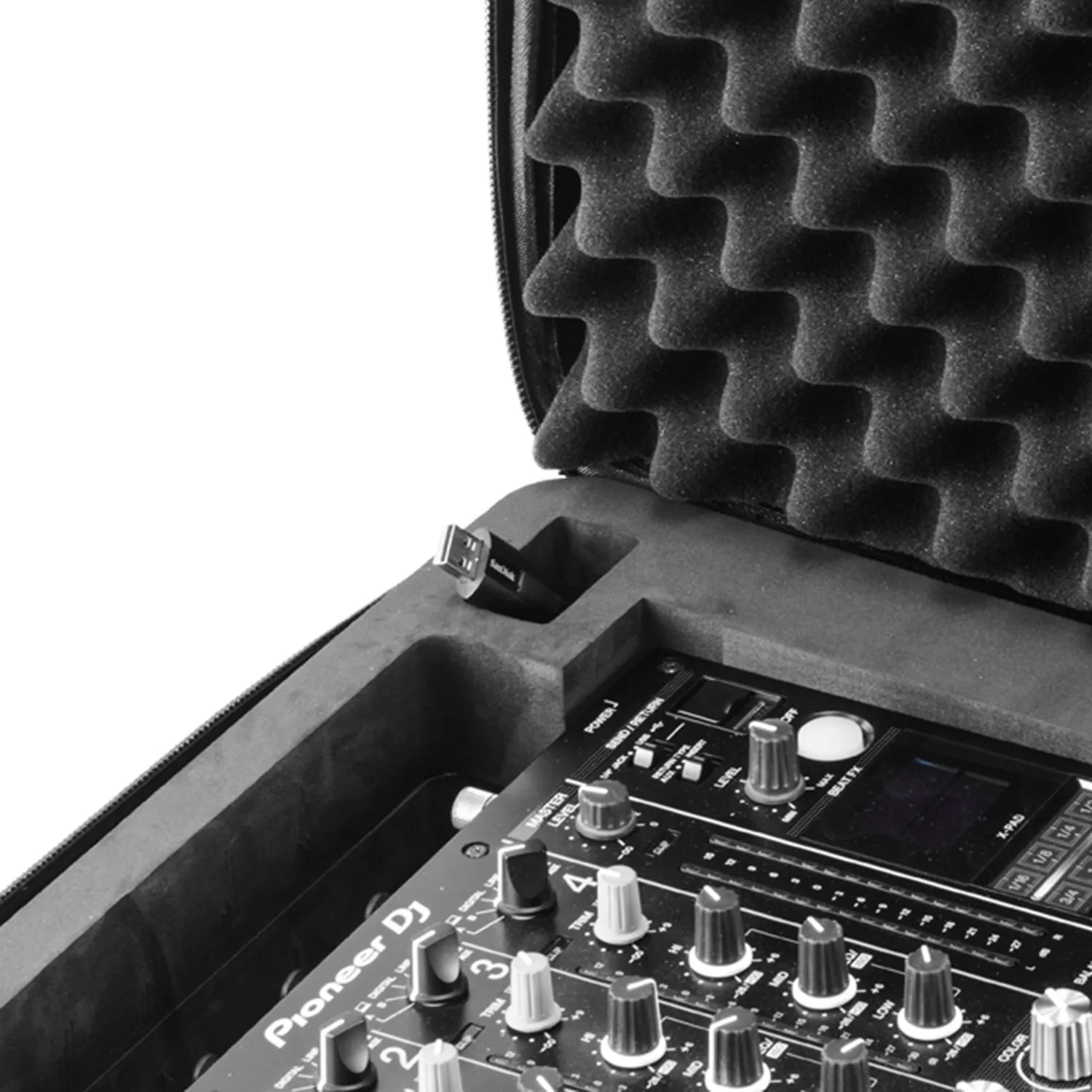 EVA Case Custom Fit for Most 12" DJ Mixers with Cable Compartment - Image 5