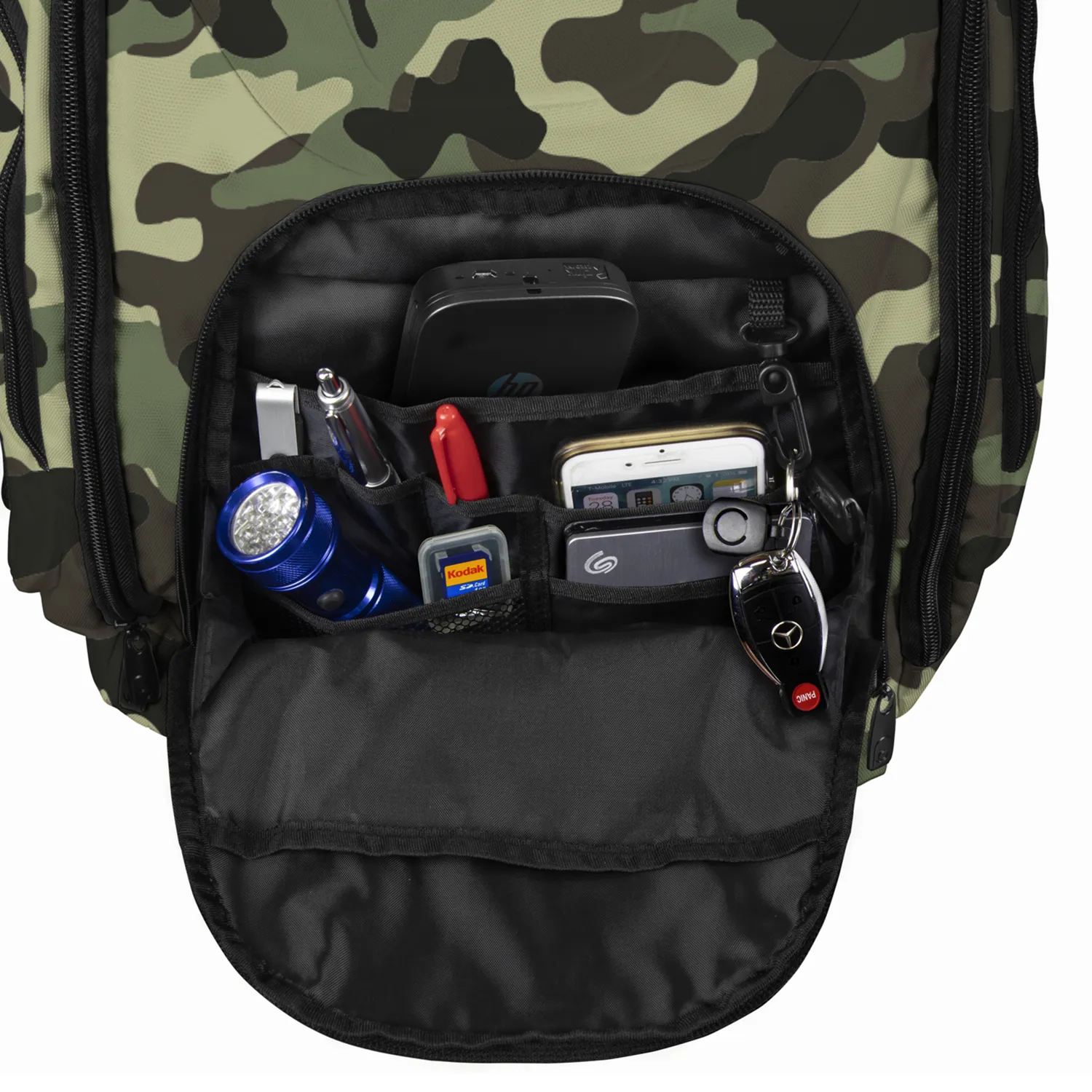 Backtrak XL DJ Backpack Green Camouflage - Image 10