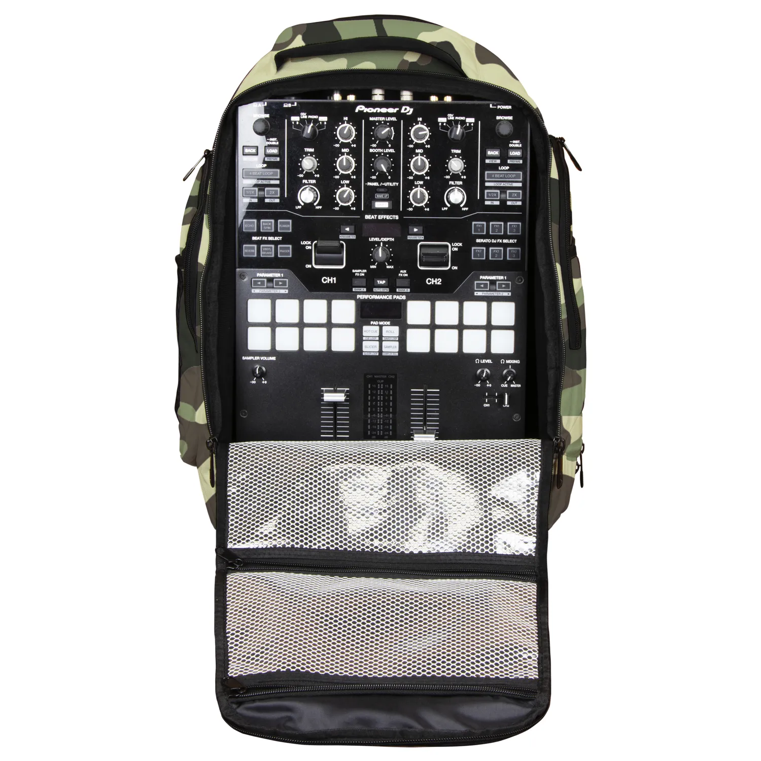 Backtrak XL DJ Backpack Green Camouflage - Image 15