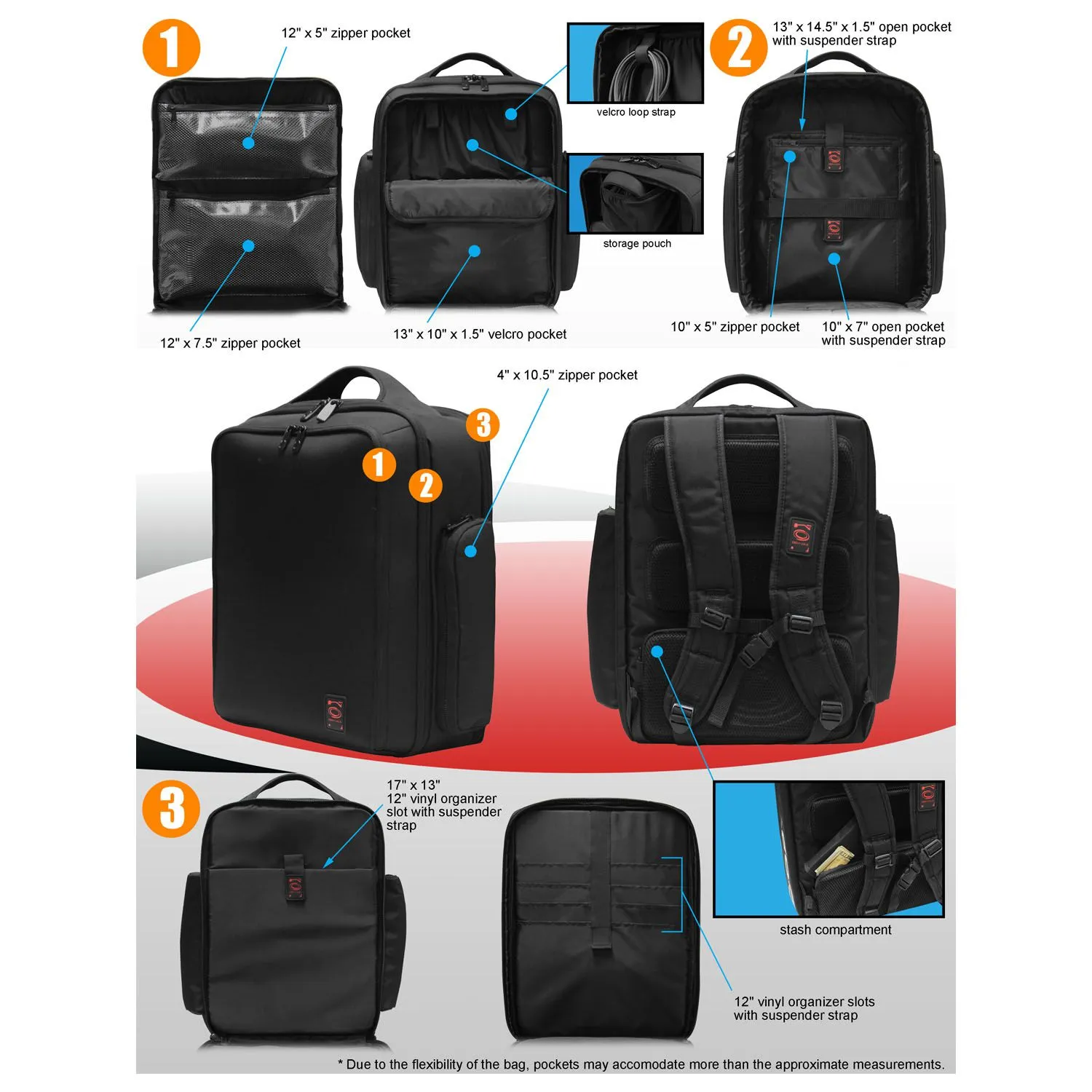 Large Premium DJ Backpack - Image 19