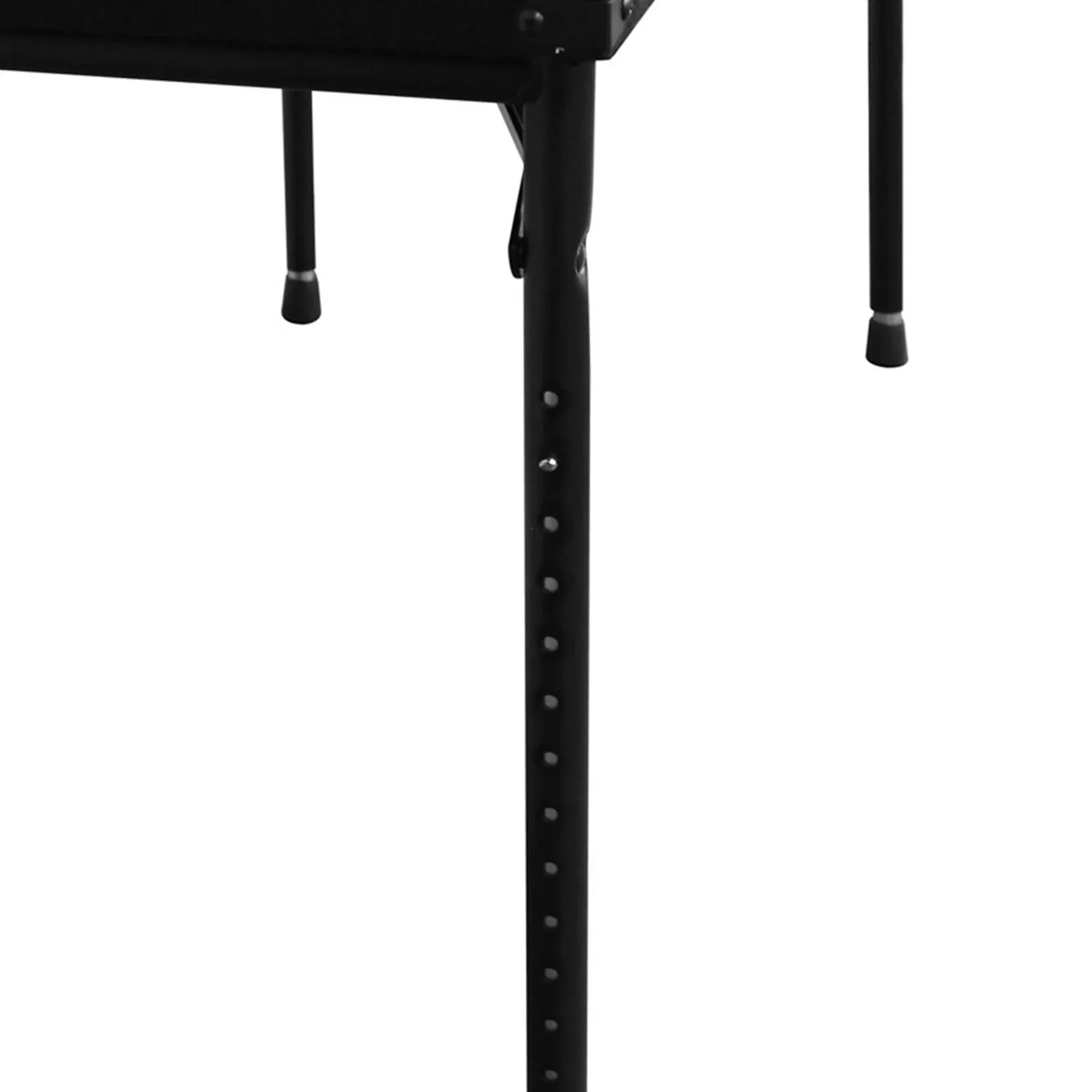 Height Adjustable 48" x 20" Work Surface Carpeted DJ Table - Image 3