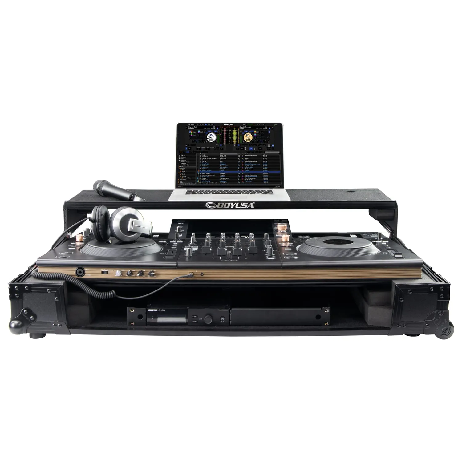 Odyssey Pioneer DJ OPUS-QUAD Flight Effects Case with Glide Style Laptop Platform and Wheels - Image 2
