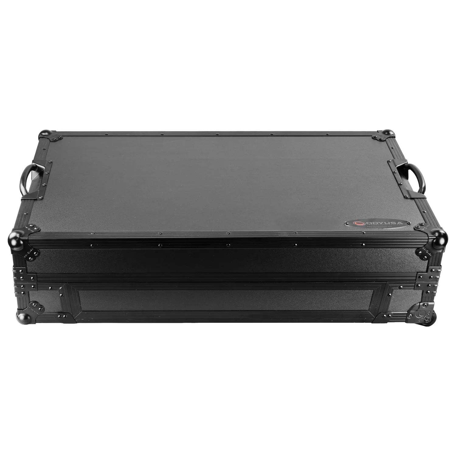 Odyssey Performance Ready Series (Pre-Wired XLR Patch Panel) Black 1U Case for RANE PERFORMER with Wheels and Glide Style Laptop Platform - Image 8