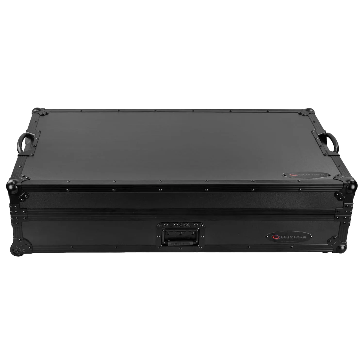 Odyssey Performance Ready Series (Pre-Wired XLR Patch Panel) Black 1U Case for XDJ-AZ with Wheels and Glide Style Laptop Platform - Image 8