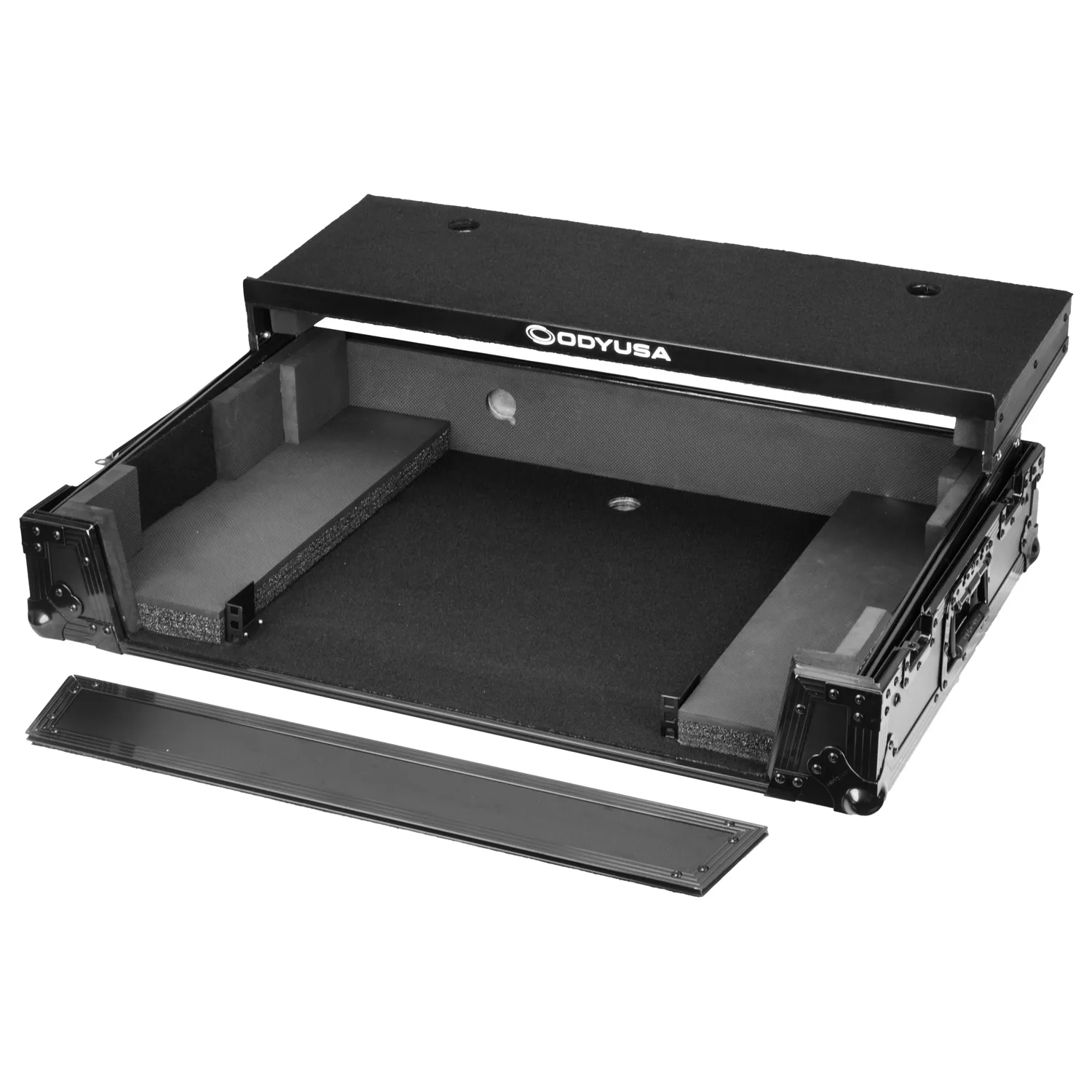 RANE PERFORMER Black Label 1U Case with Glide Style Laptop Platform and Wheels - Image 7