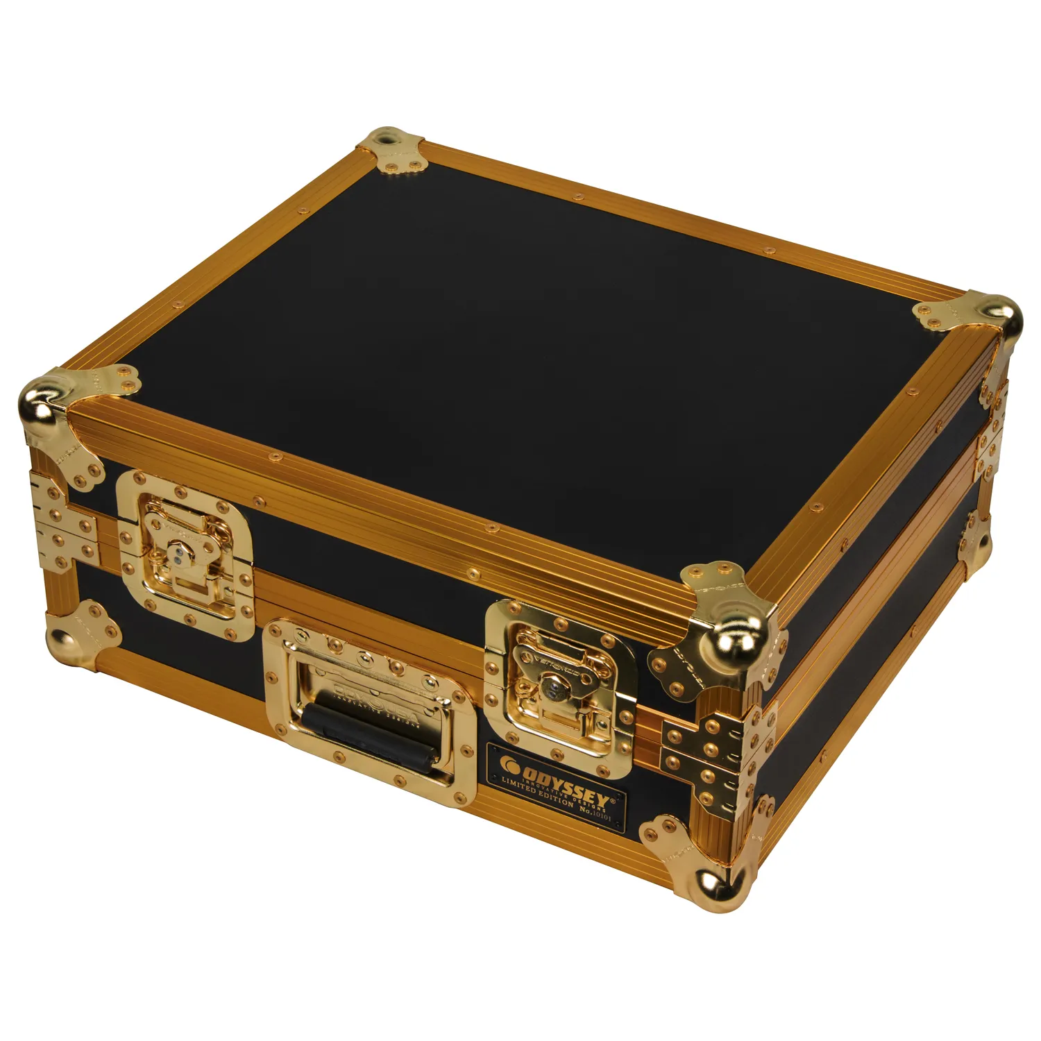 Odyssey Limited Edition Gold Turntable Flight Case - Image 2