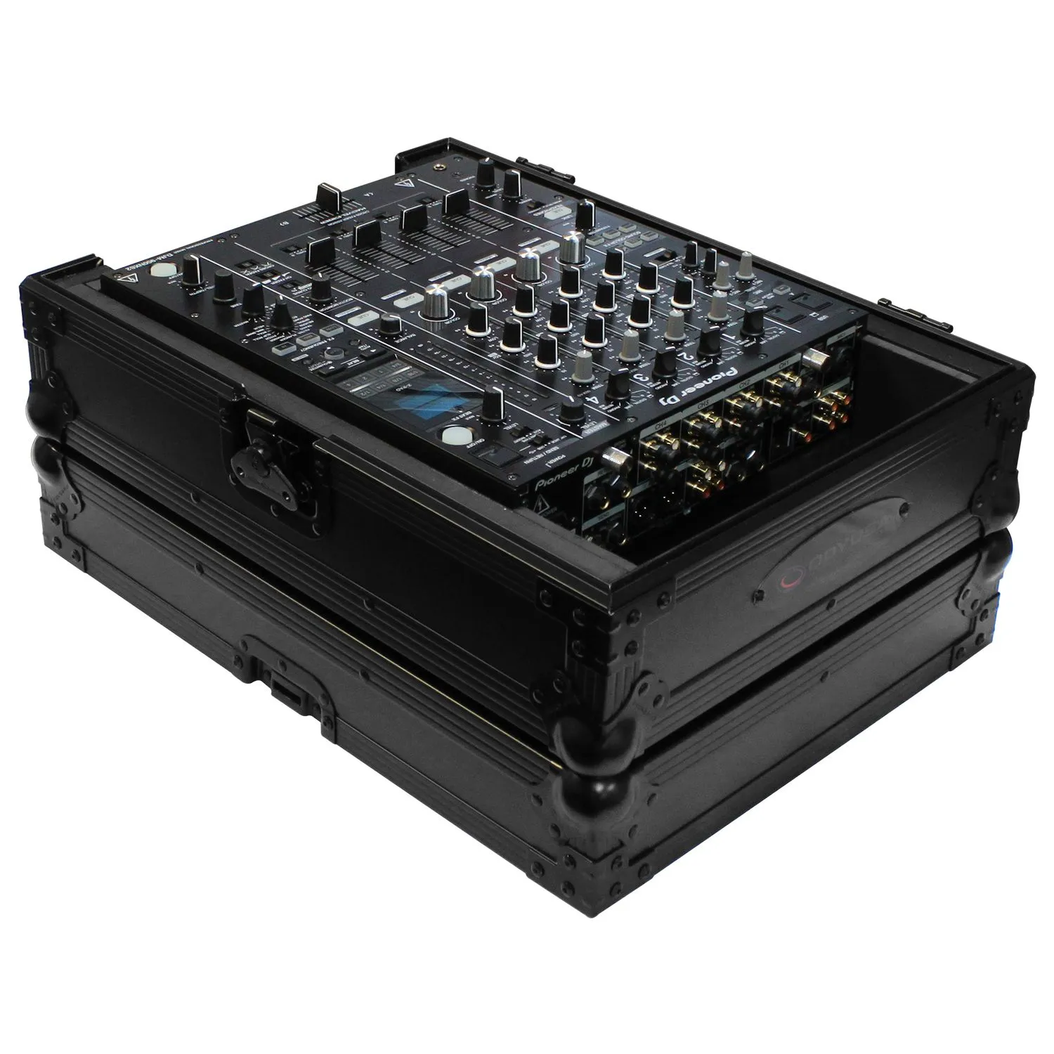 Odyssey Universal Black 12" Format DJ Mixer Flight Case with Extra Deep Rear Cable Compartment - Image 4