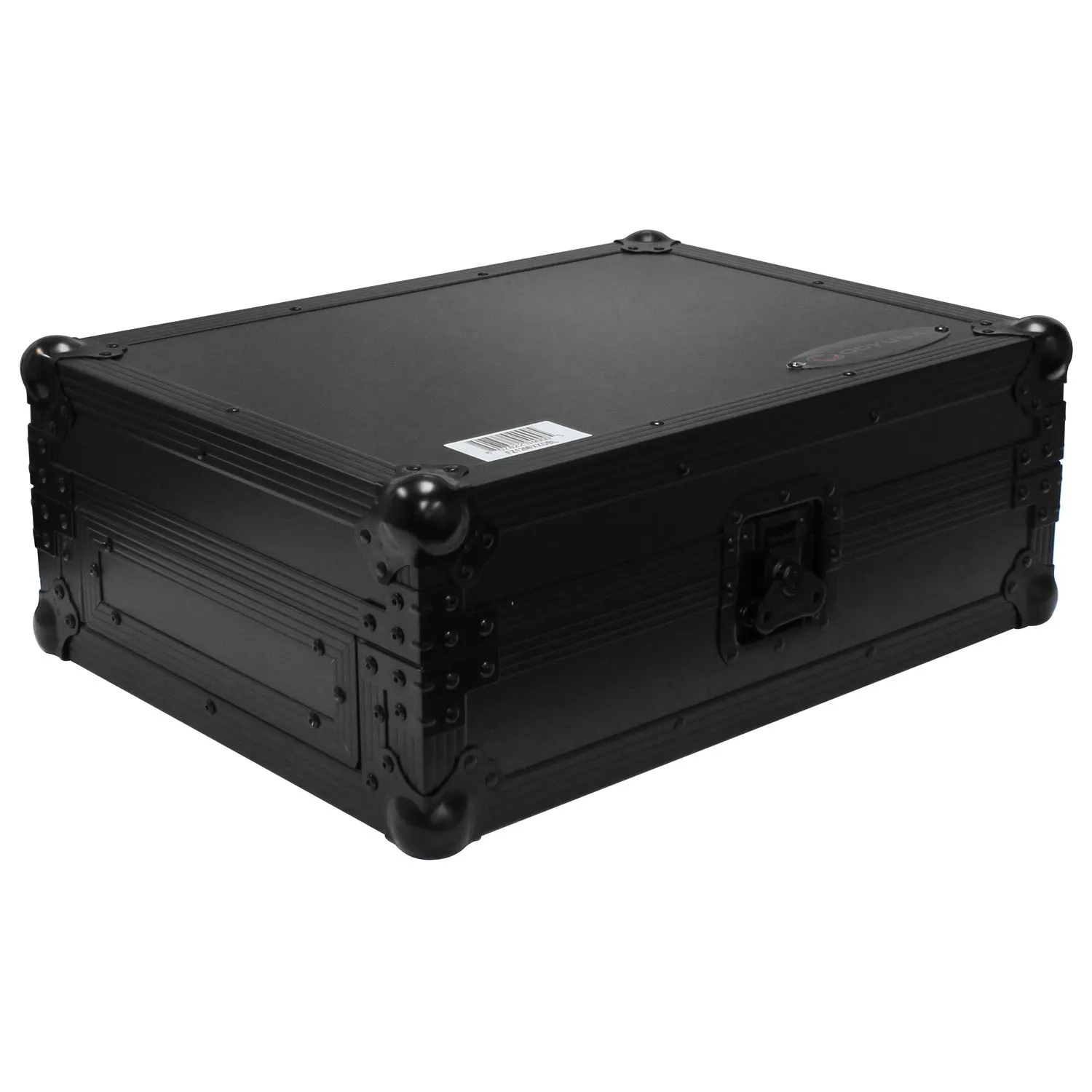 Odyssey Universal Black 12" Format DJ Mixer Flight Case with Extra Deep Rear Cable Compartment - Image 8