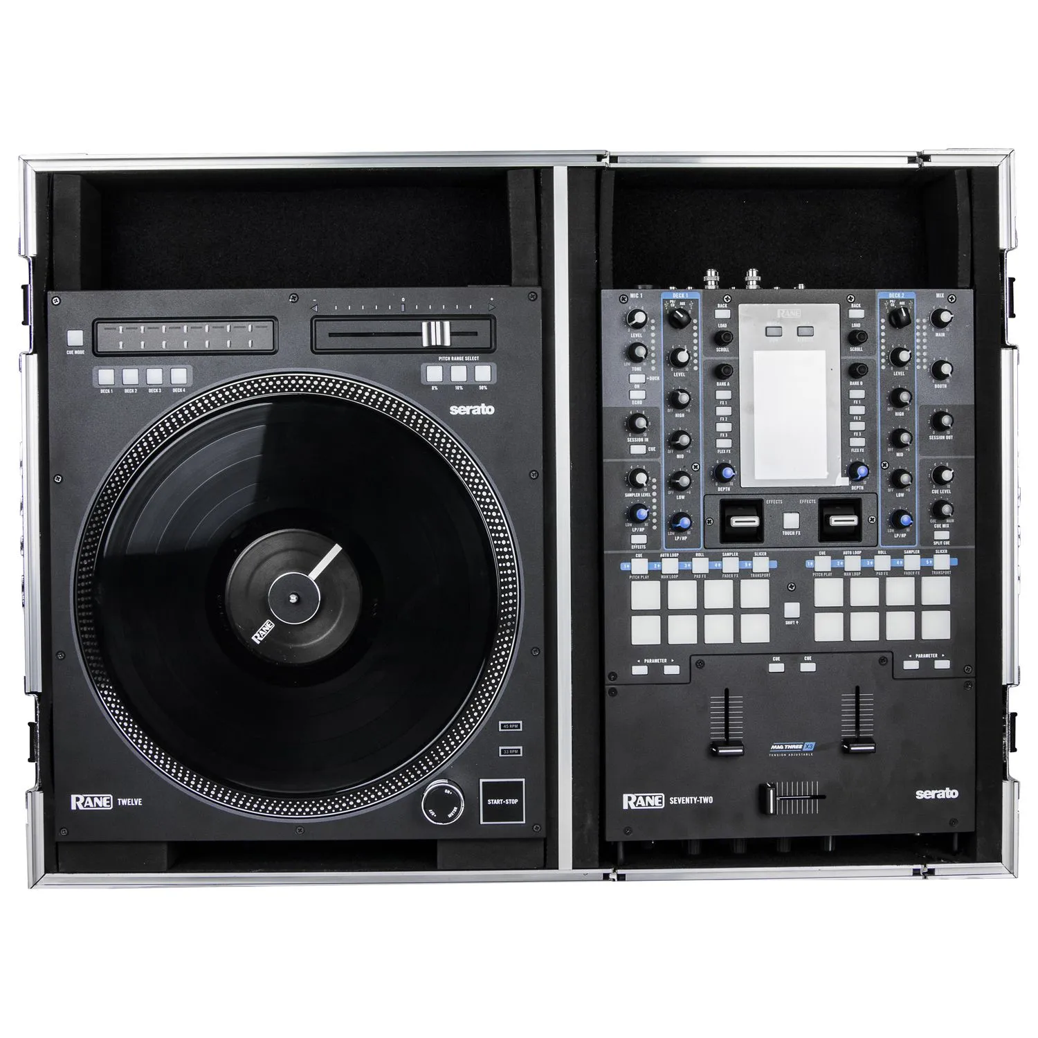 Reversible Compact Rane Twelve and Rane Seventy / Seventy-Two Battle DJ Coffin Flight Case - Image 4