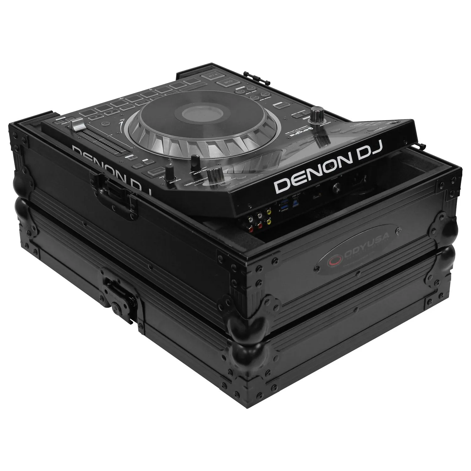 Universal Black Large Format Media Player Flight Case - Image 4