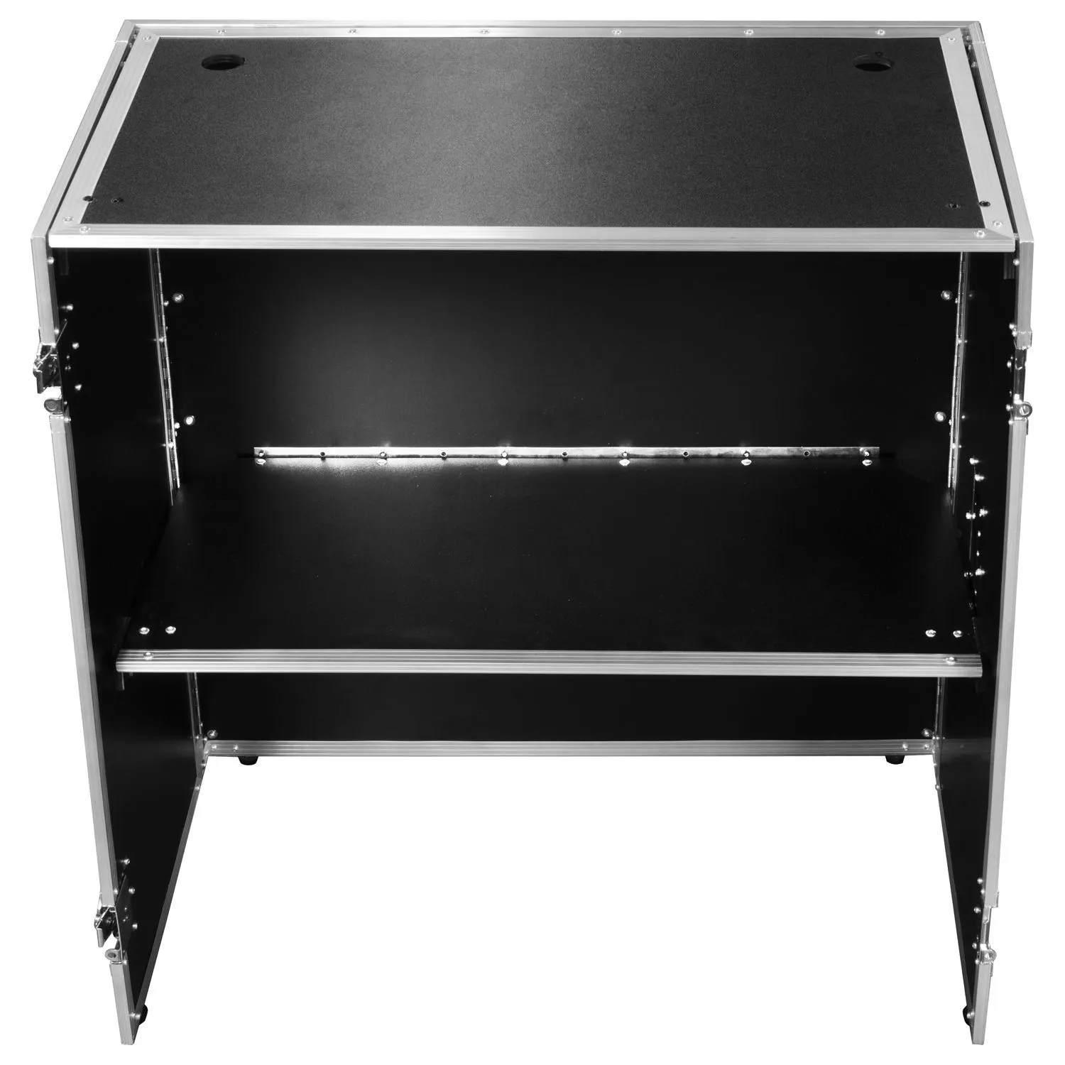 33" Wide x 36" Tall Two-Tier DJ Fold-out Stand - Image 3