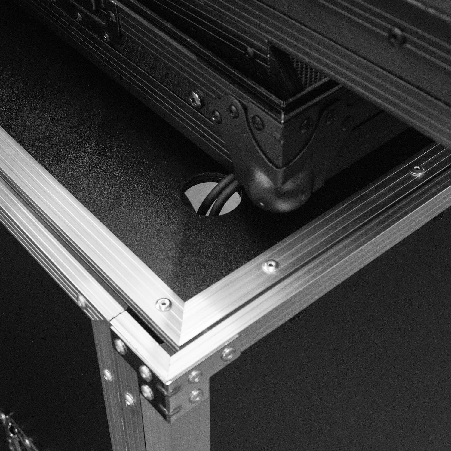 33" Wide x 36" Tall Two-Tier DJ Fold-out Stand - Image 8