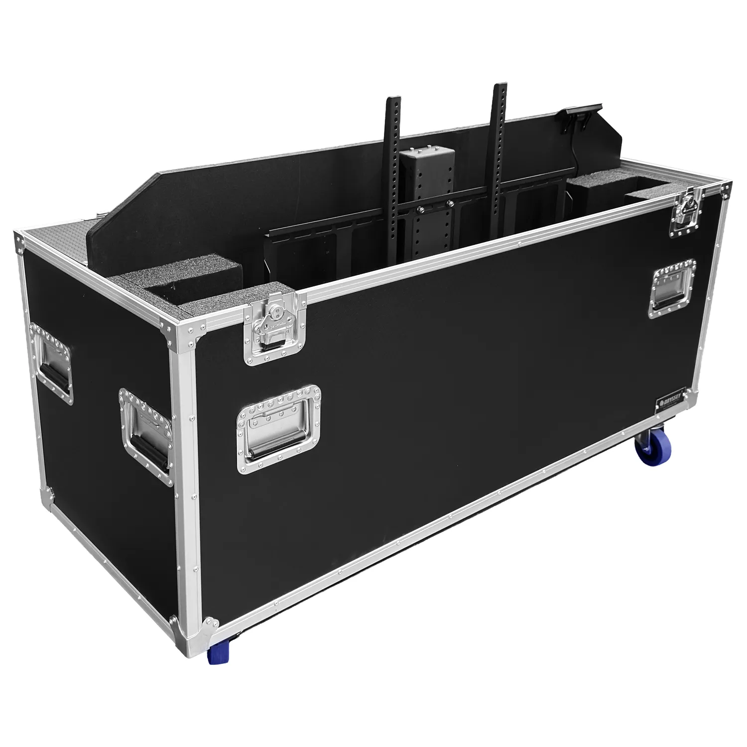Odyssey Professional Indoor Electric Motorized TV Lift Case with Casters for 65" Flat Screen TVs - Image 3