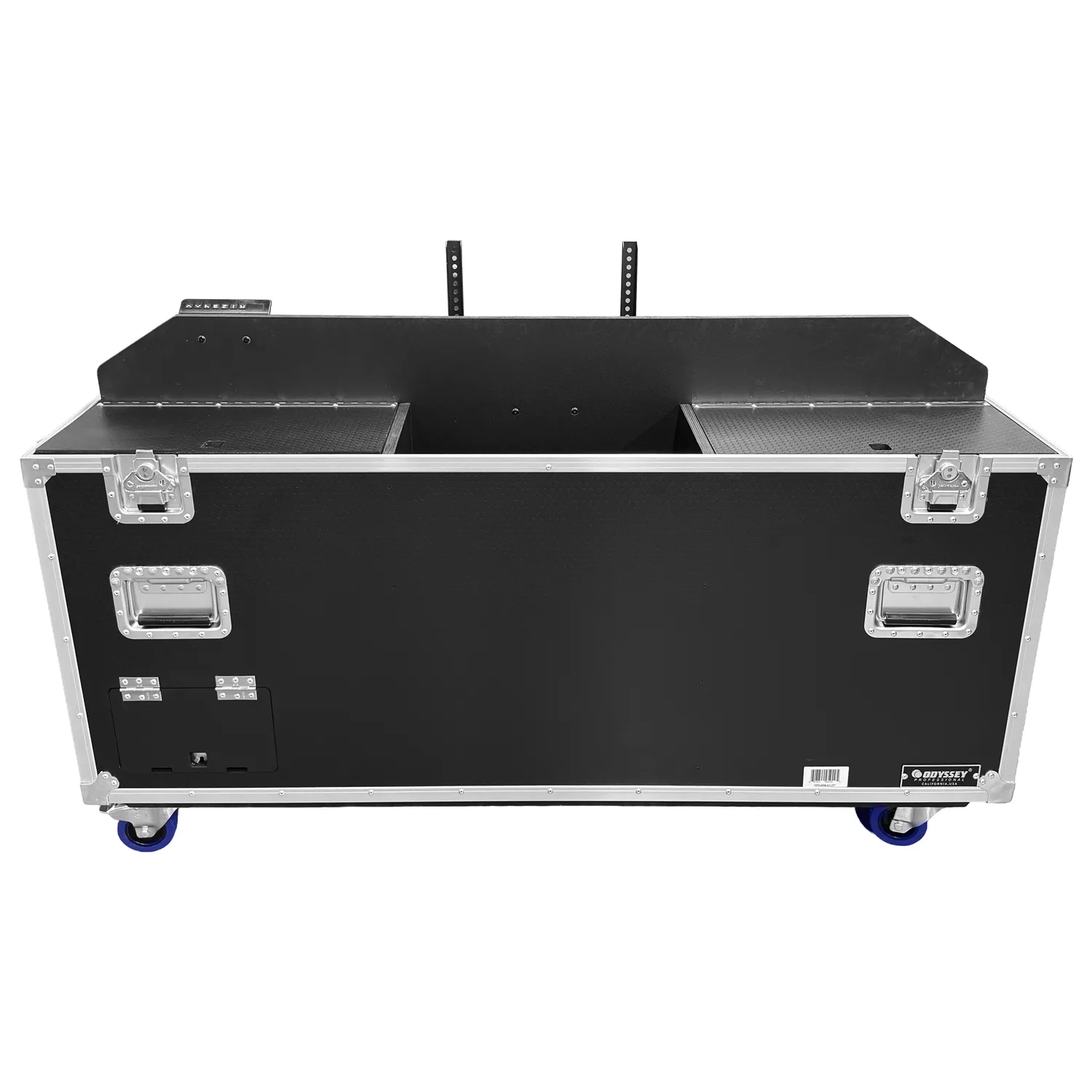 Odyssey Professional Indoor Electric Motorized TV Lift Case with Casters for 65" Flat Screen TVs - Image 4