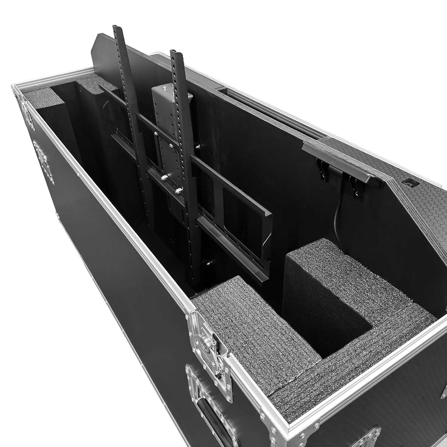 Odyssey Professional Indoor Electric Motorized TV Lift Case with Casters for 65" Flat Screen TVs - Image 5