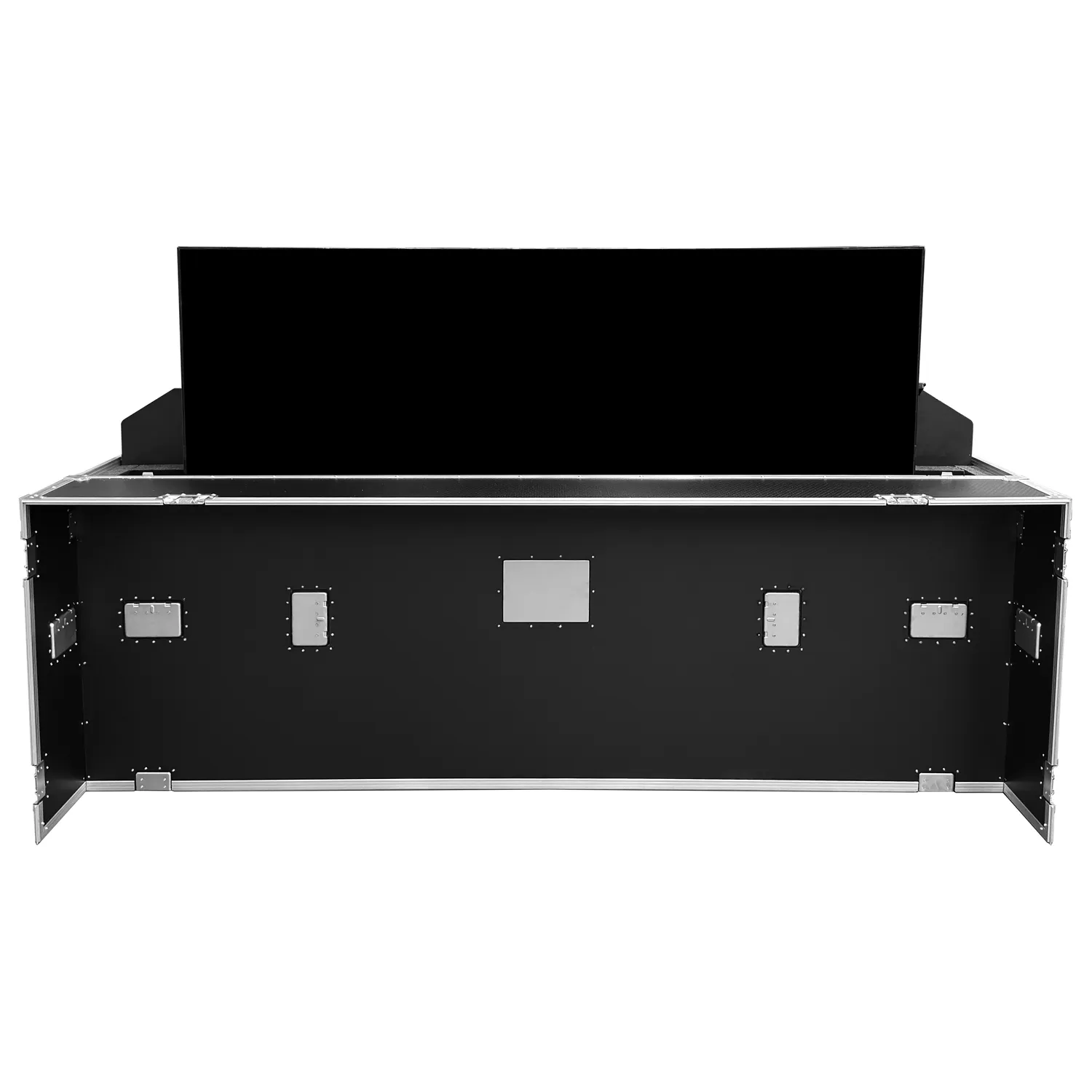 Odyssey Professional Indoor Electric Motorized TV Lift Case with Casters for 85" Flat Screen TVs - Image 6
