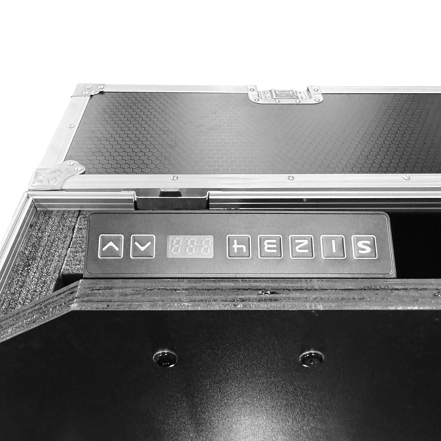 Odyssey Professional Indoor Electric Motorized TV Lift Case with Casters for 85" Flat Screen TVs - Image 12