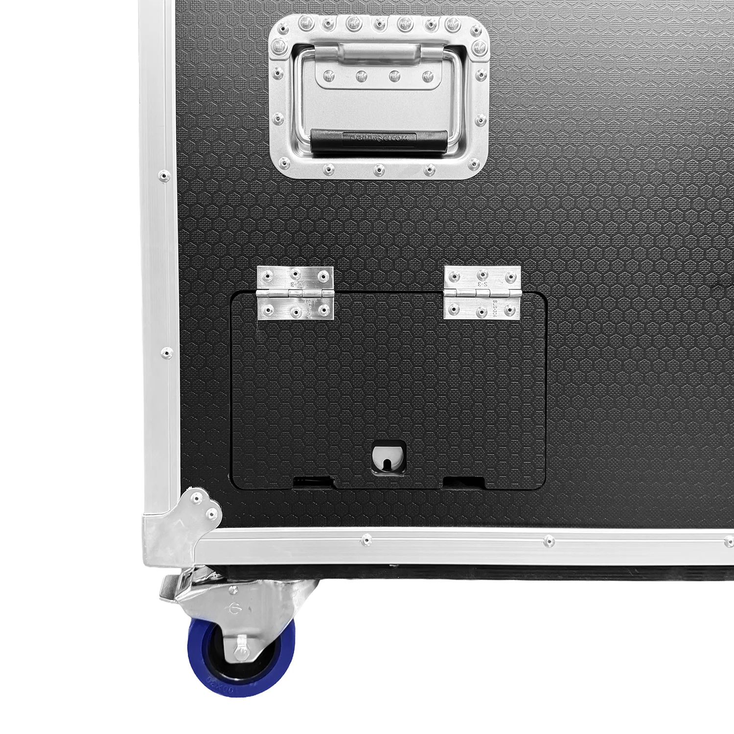 Odyssey Professional Indoor Electric Motorized TV Lift Case with Casters for 85" Flat Screen TVs - Image 24