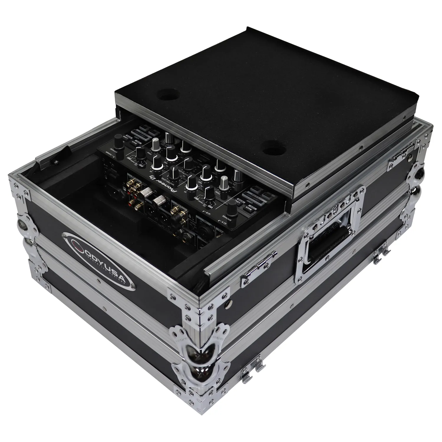 10" Format DJ Mixer Case with Extra Deep Rear Compartment - Image 2