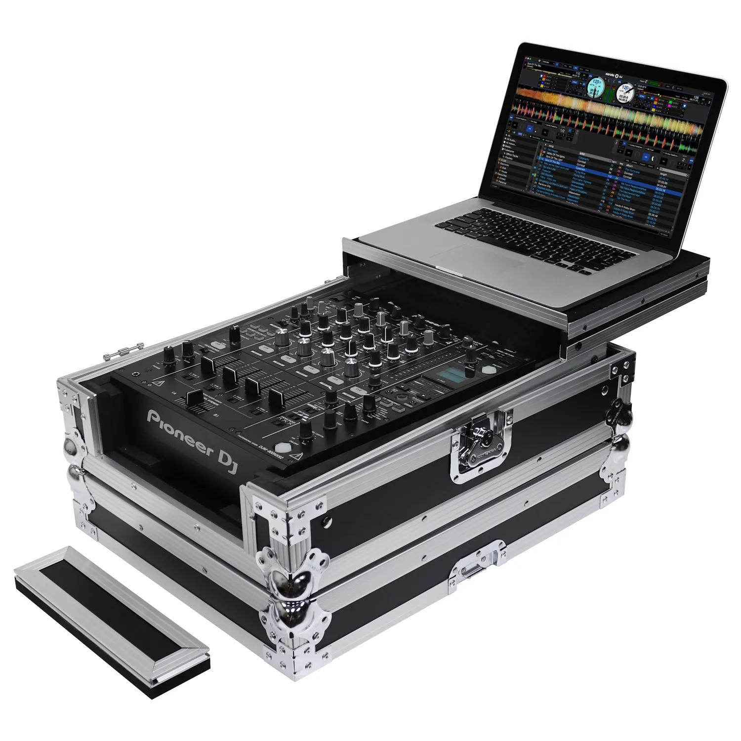 12" Format DJ Mixer Case with Extra Deep Rear Compartment - Image 3