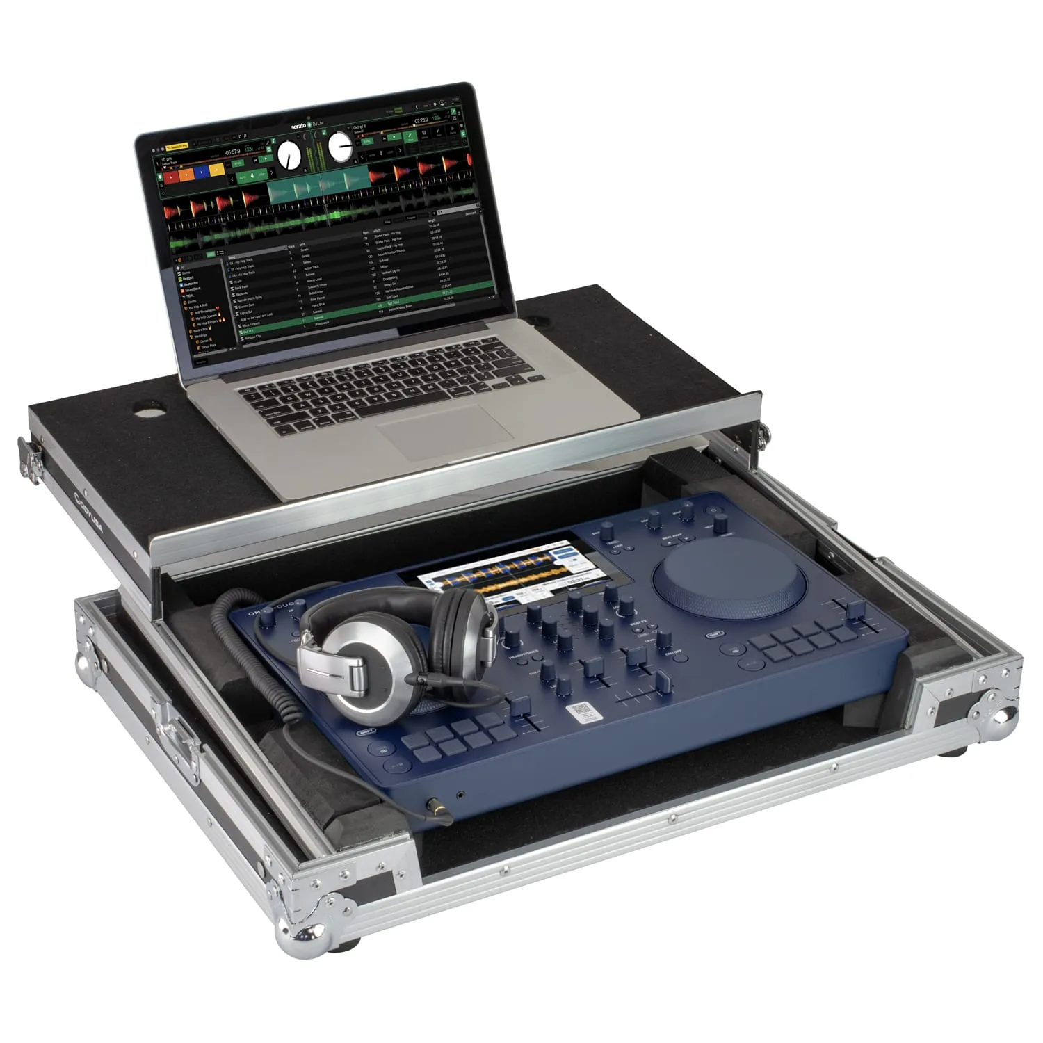 AlphaTheta OMNIS-DUO Flight Case with Glide Style Laptop Platform - Image 2
