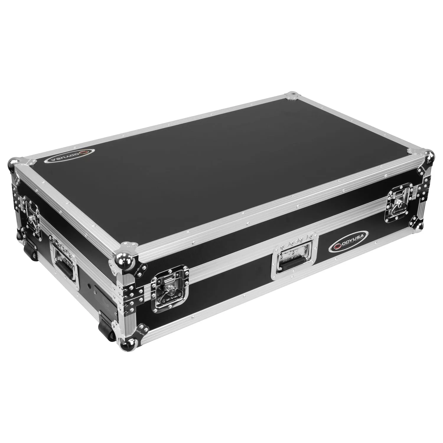 AlphaTheta XDJ-AZ Dual 1U Rack Space Flight Case with Glide Style Laptop Platform and Wheels - Image 11