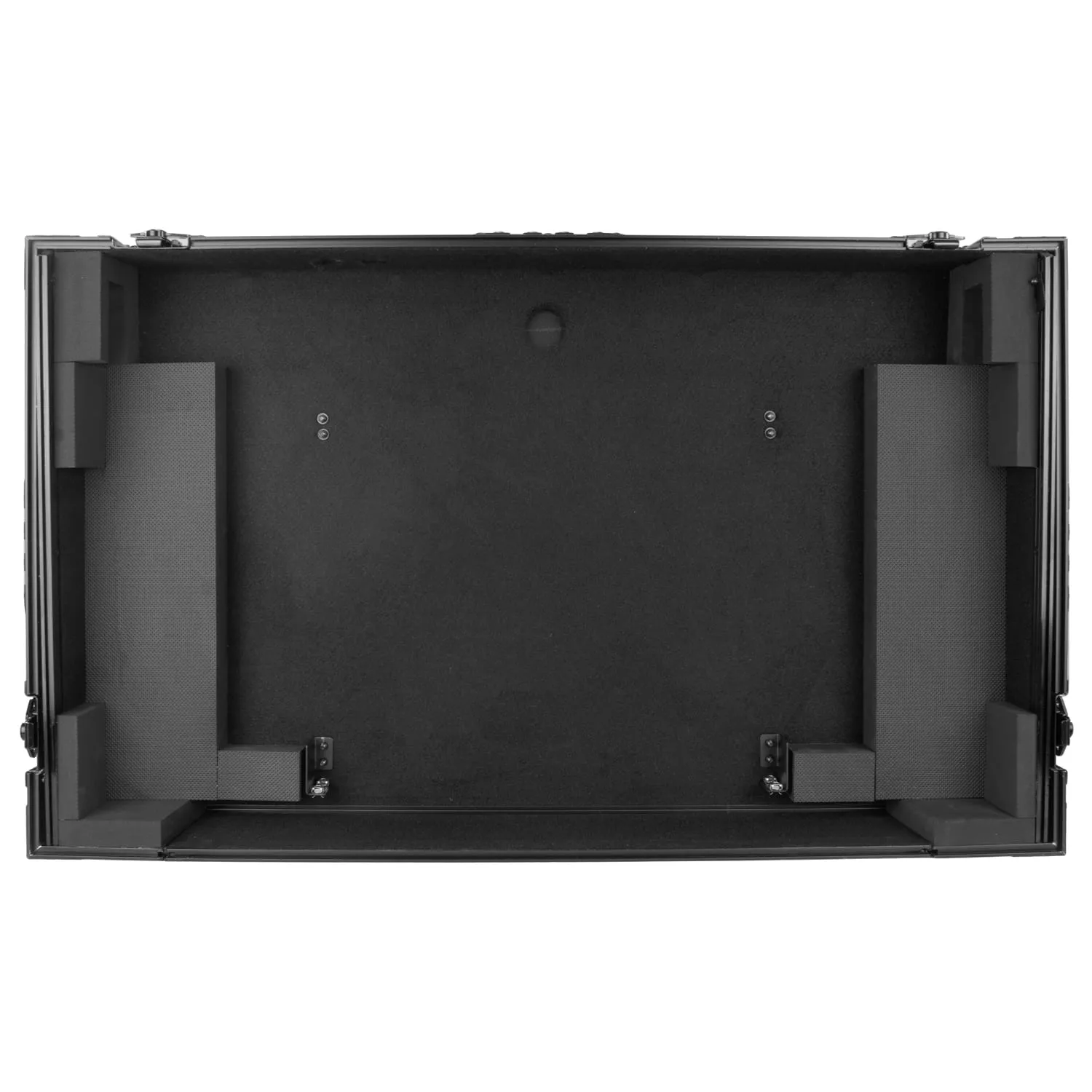 AlphaTheta XDJ-AZ Dual 1U Rack Space Black Label Flight Case with Glide Style Laptop Platform and Wheels - Image 4
