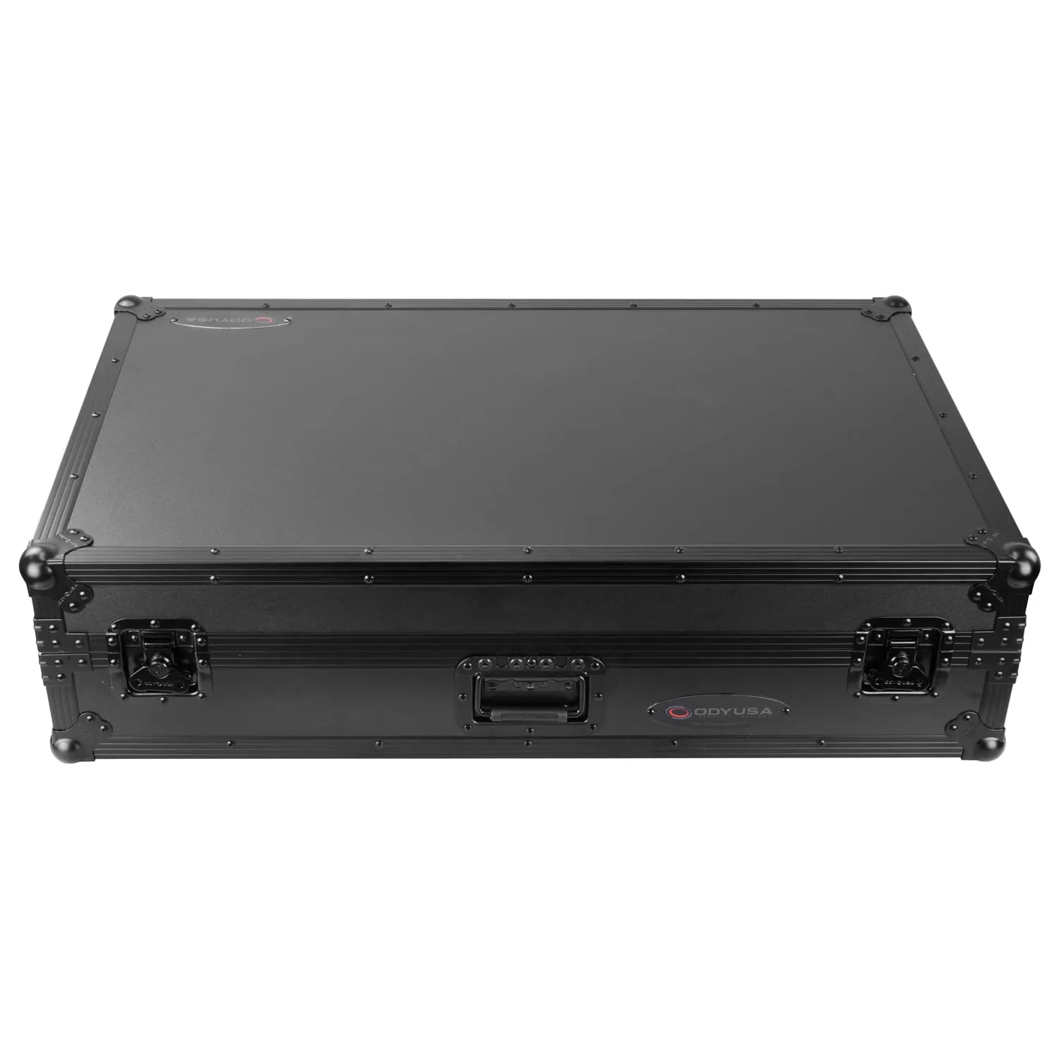 AlphaTheta XDJ-AZ Dual 1U Rack Space Black Label Flight Case with Glide Style Laptop Platform and Wheels - Image 8