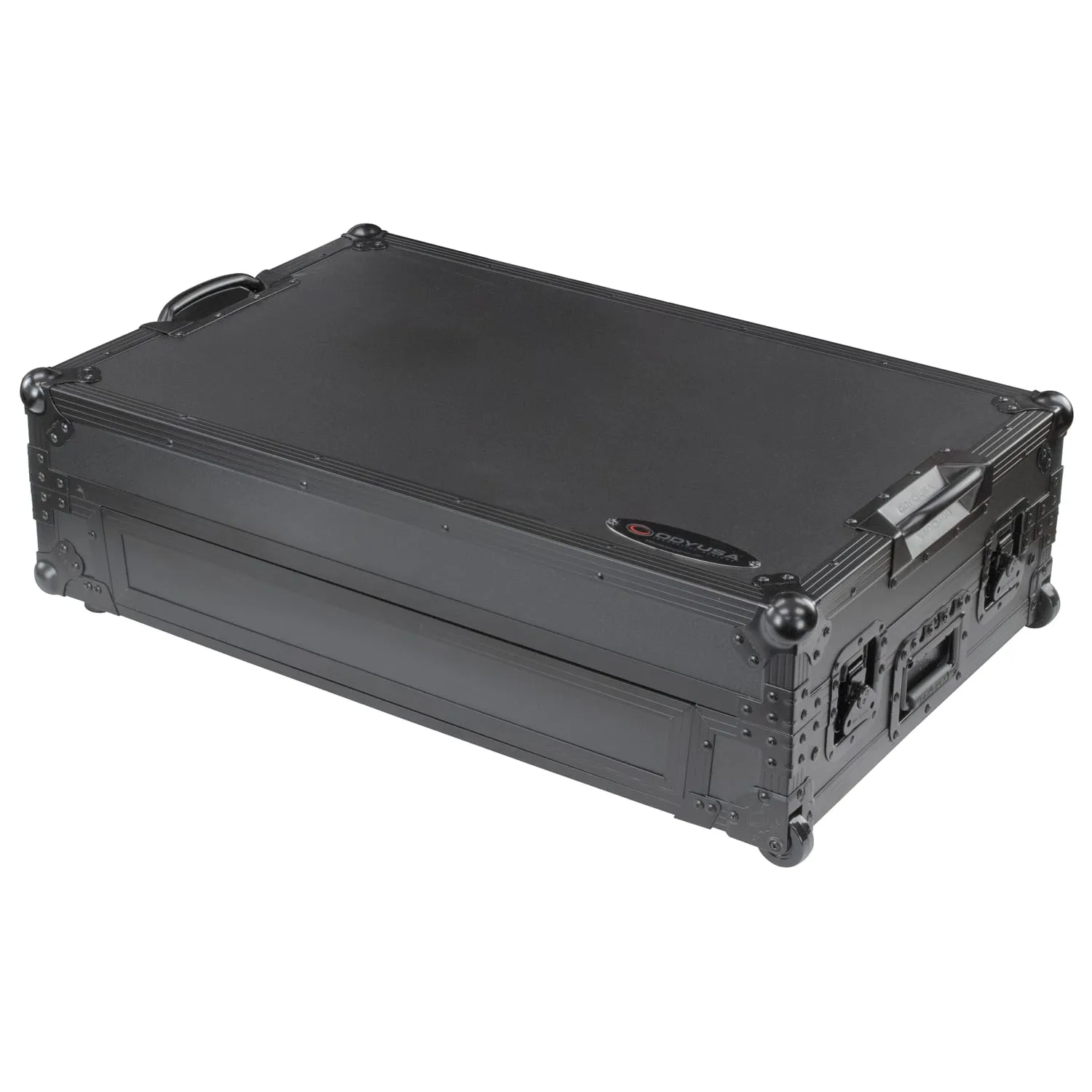Odyssey Black Label DDJ-FLX10 1U Flight Case with Glide Style Laptop Platform and Corner Wheels - Image 5