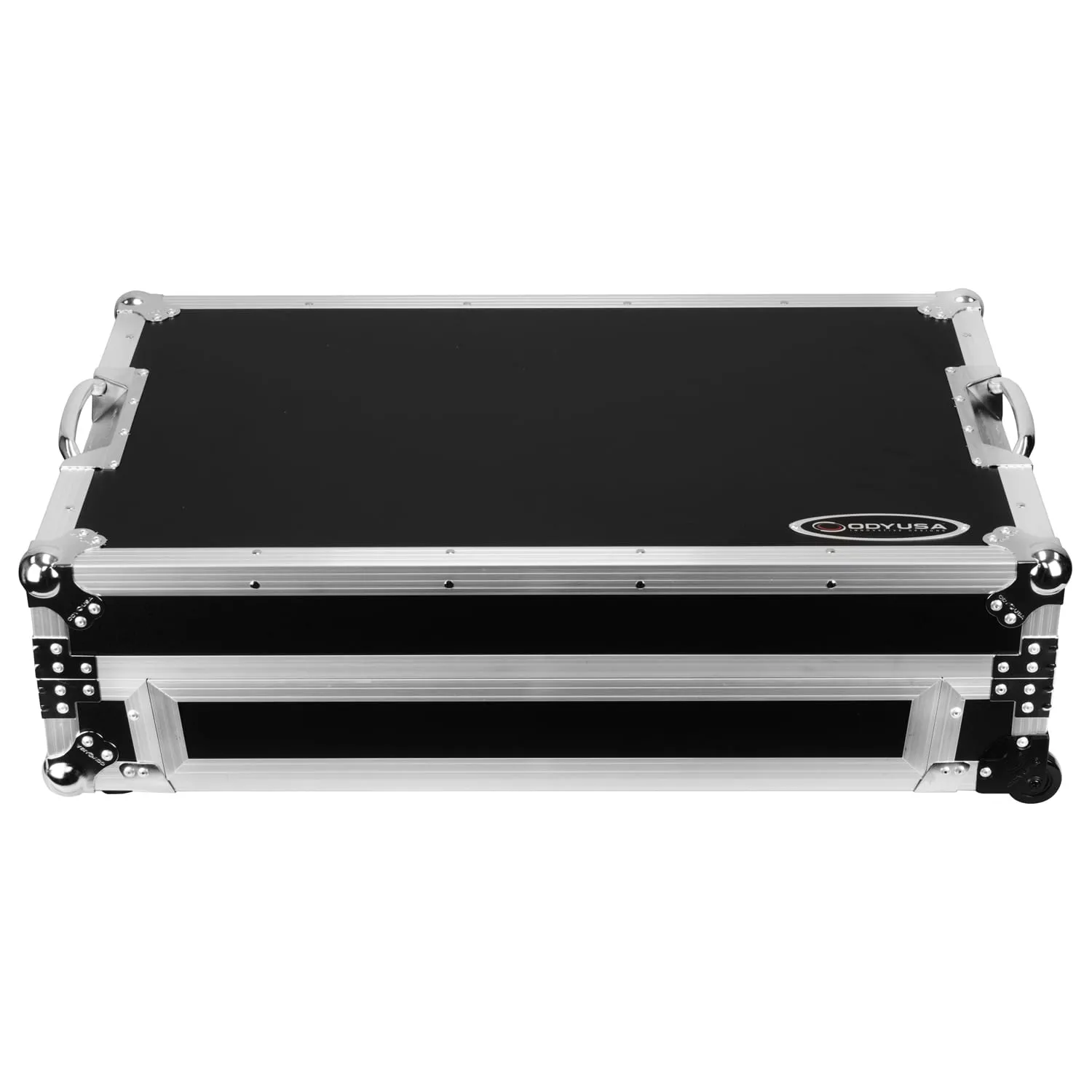 Odyssey DDJ-REV5 1U Flight Case with Glide Style Laptop Platform and Corner Wheels - Image 6