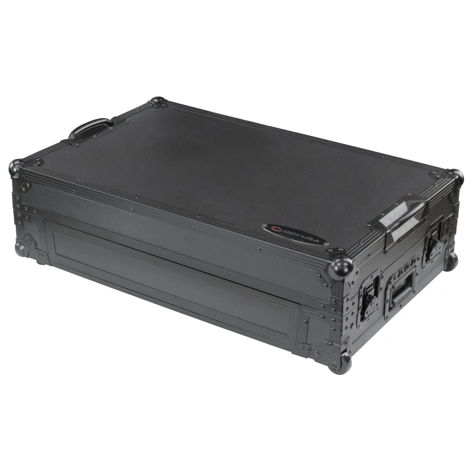 Odyssey Black Label DDJ-REV5 1U Flight Case with Glide Style Laptop Platform and Corner Wheels - Image 4