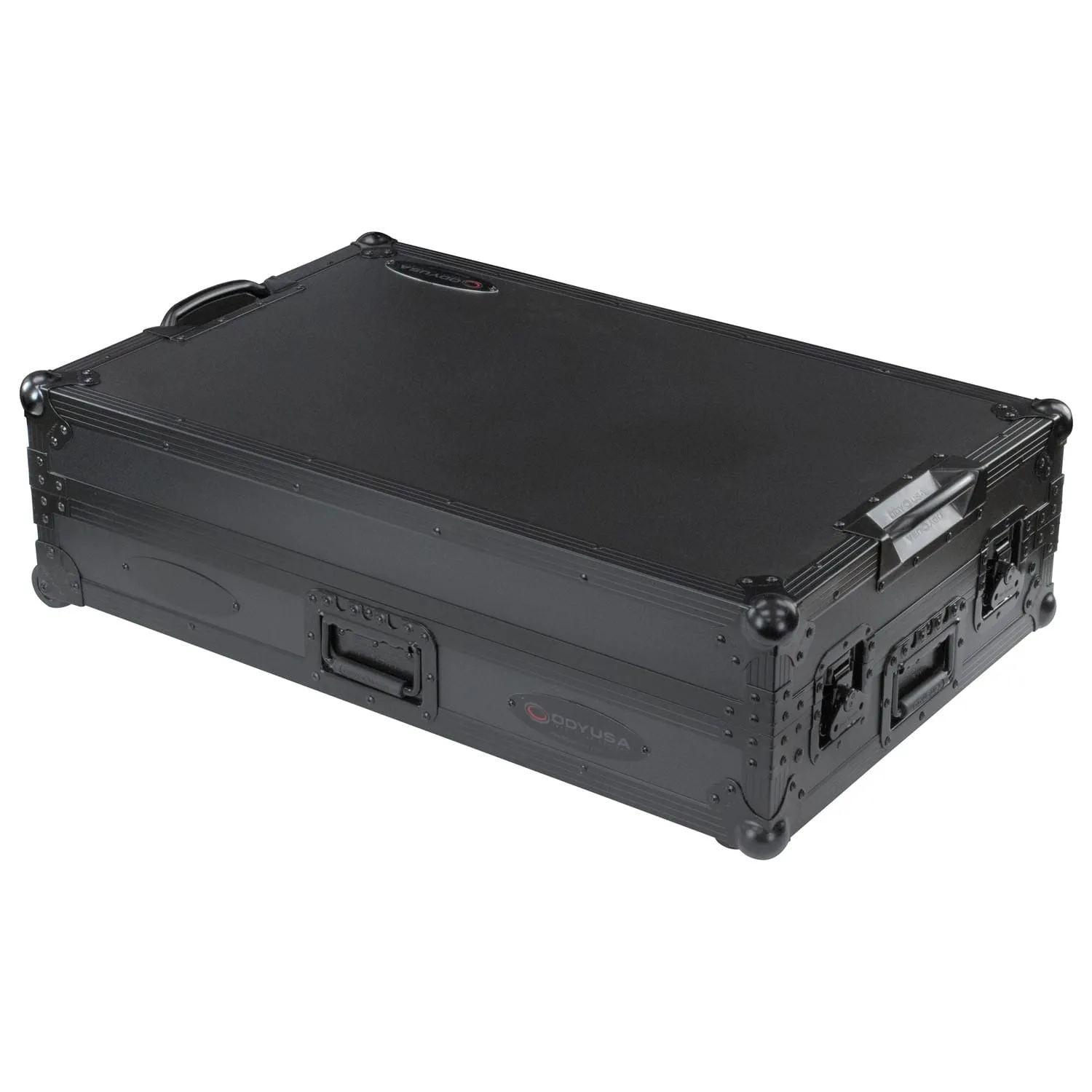 Odyssey Black Label DDJ-REV5 1U Flight Case with Glide Style Laptop Platform and Corner Wheels - Image 5