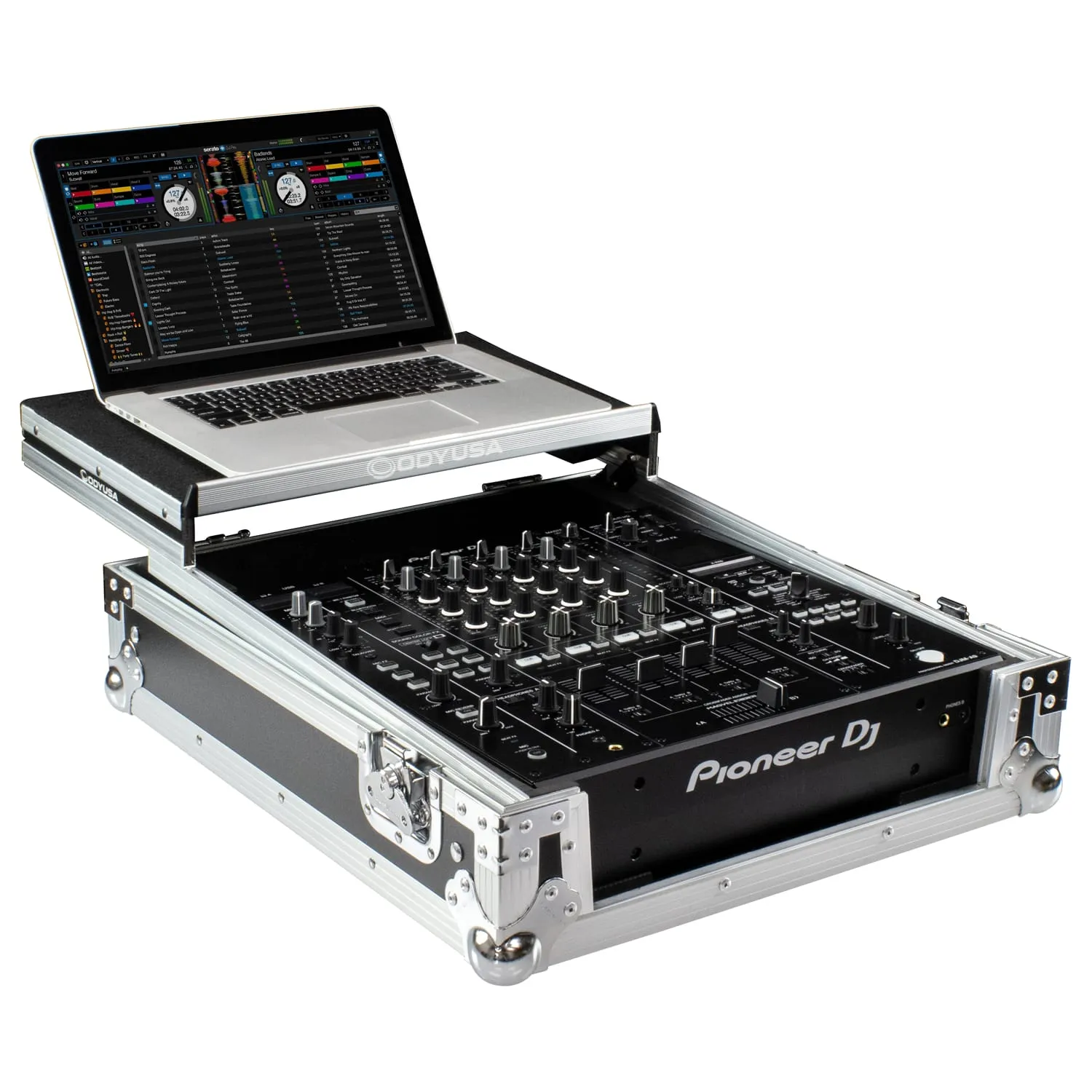 Odyssey Pioneer DJ DJM-A9 Flight Case with Glide Style Laptop Platform - Image 3
