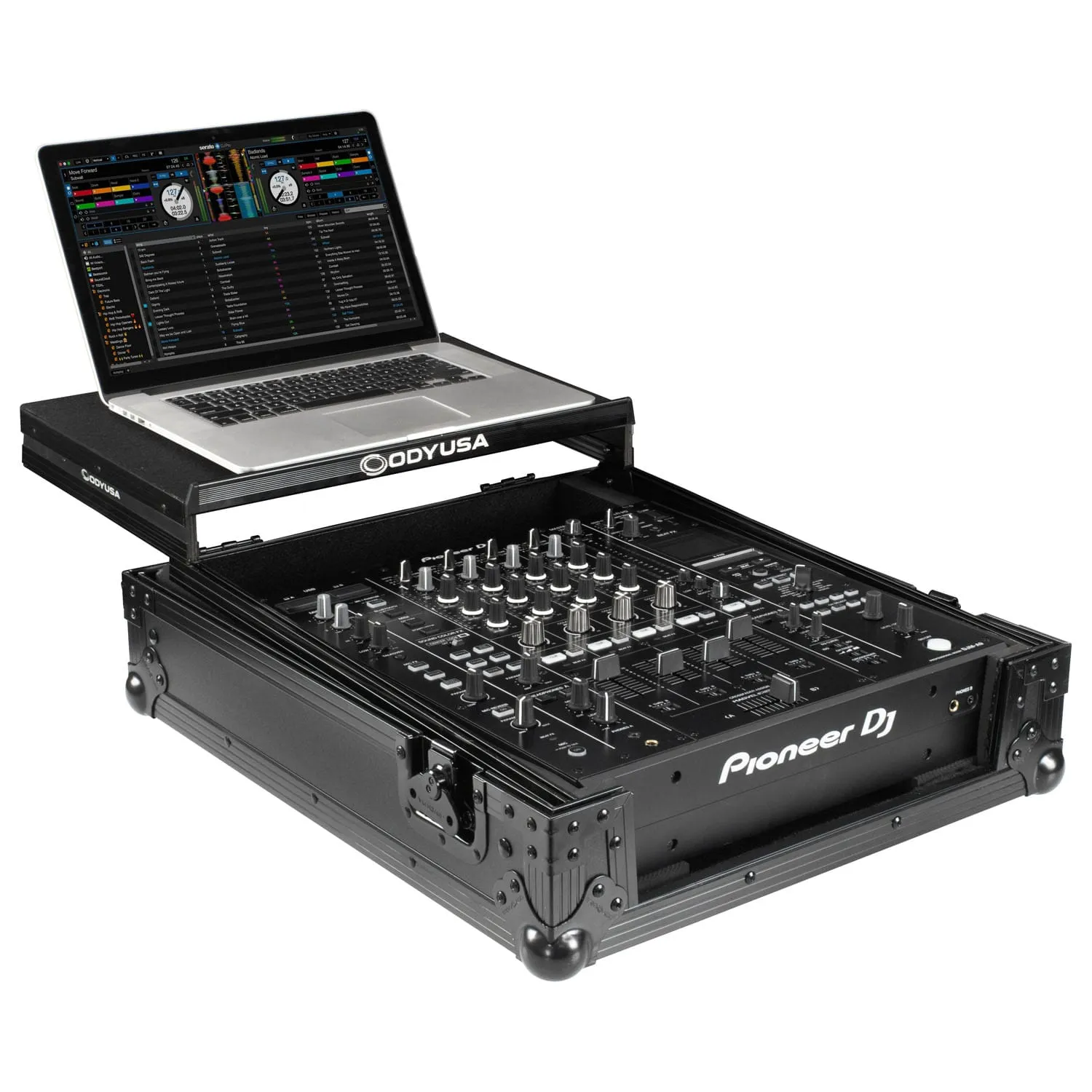 Odyssey Pioneer DJ DJM-A9 Black Label Flight Case with Glide Style Laptop Platform - Image 3