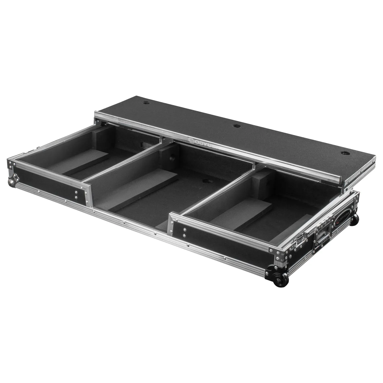 Odyssey Glide Style DJ Coffin Flight Case with Wheels for DJM-A9 and CDJ-3000 or Similar Size Gear - Image 3