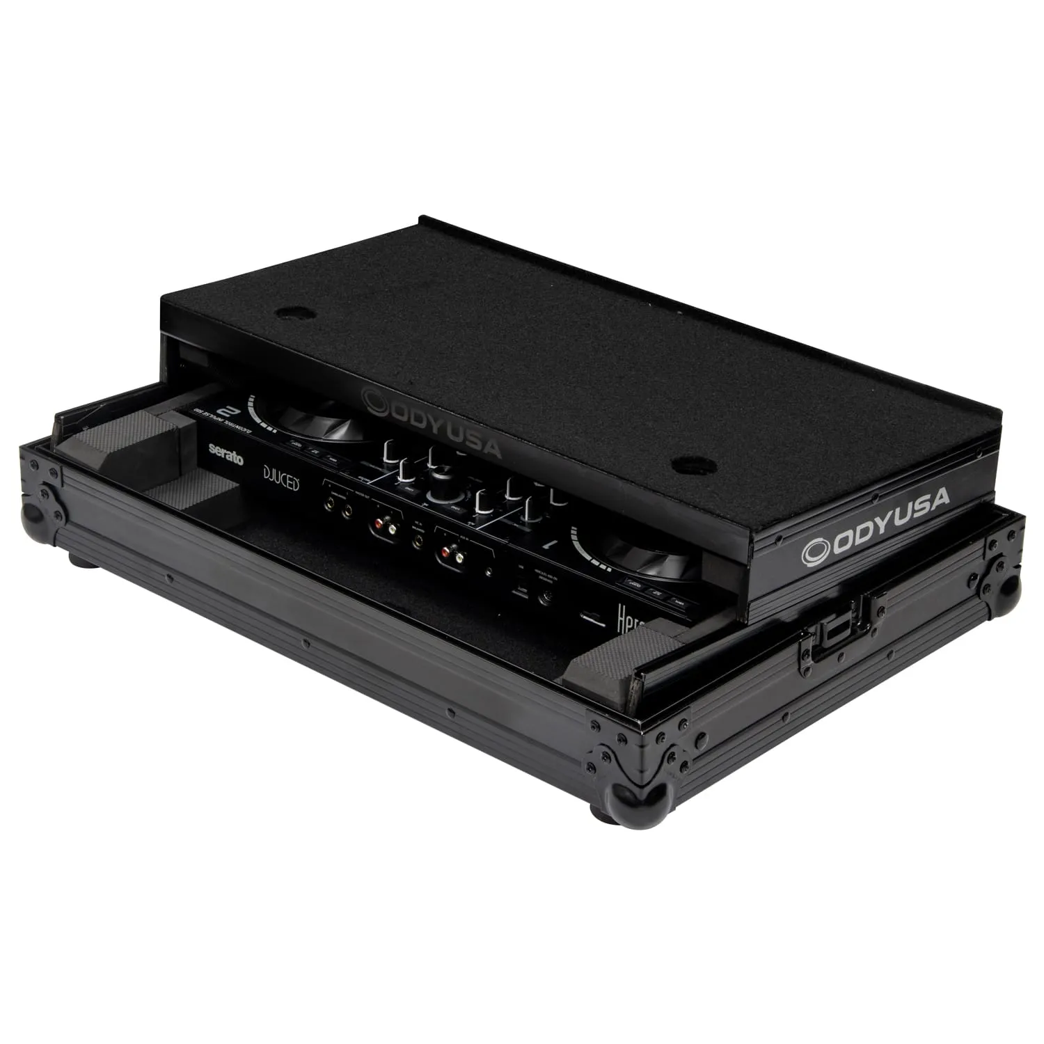 Hercules DJControl Inpulse 500 Black Label Flight Case with Glide Style Laptop Platform - Image 2