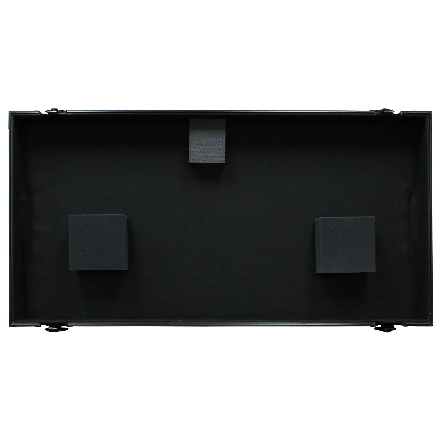 Black Low Profile 10" Format DJ Mixer and Two Battle Position Turntables Flight Coffin Case with Wheels and Glide Platform - Image 6