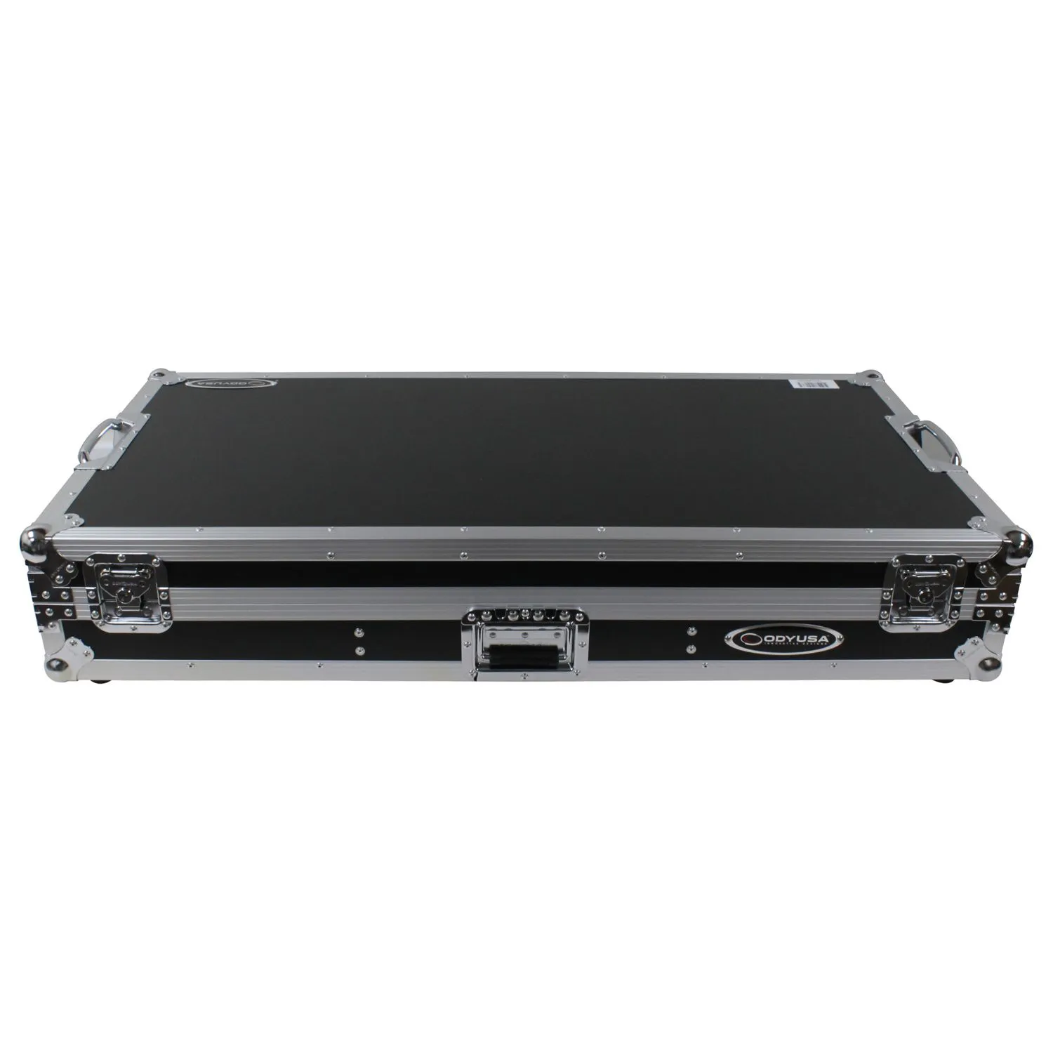 Low Profile 12" Format DJ Mixer and Two Battle Position Turntables Flight Coffin Case with Wheels and Glide Platform - Image 10