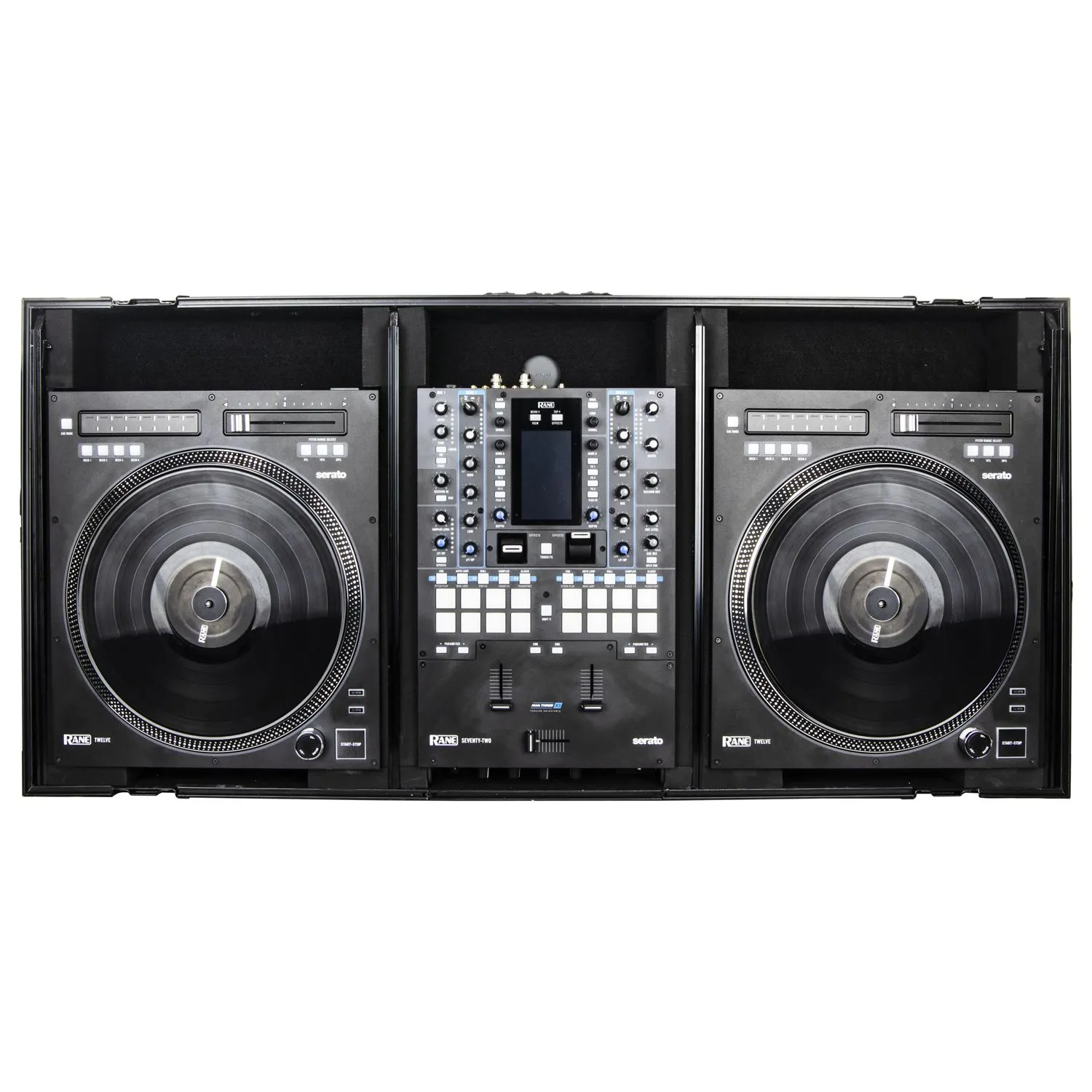 Rane Seventy / Seventy-Two and Rane Twelve Remixer Black Glide Style DJ Coffin Case - Image 5